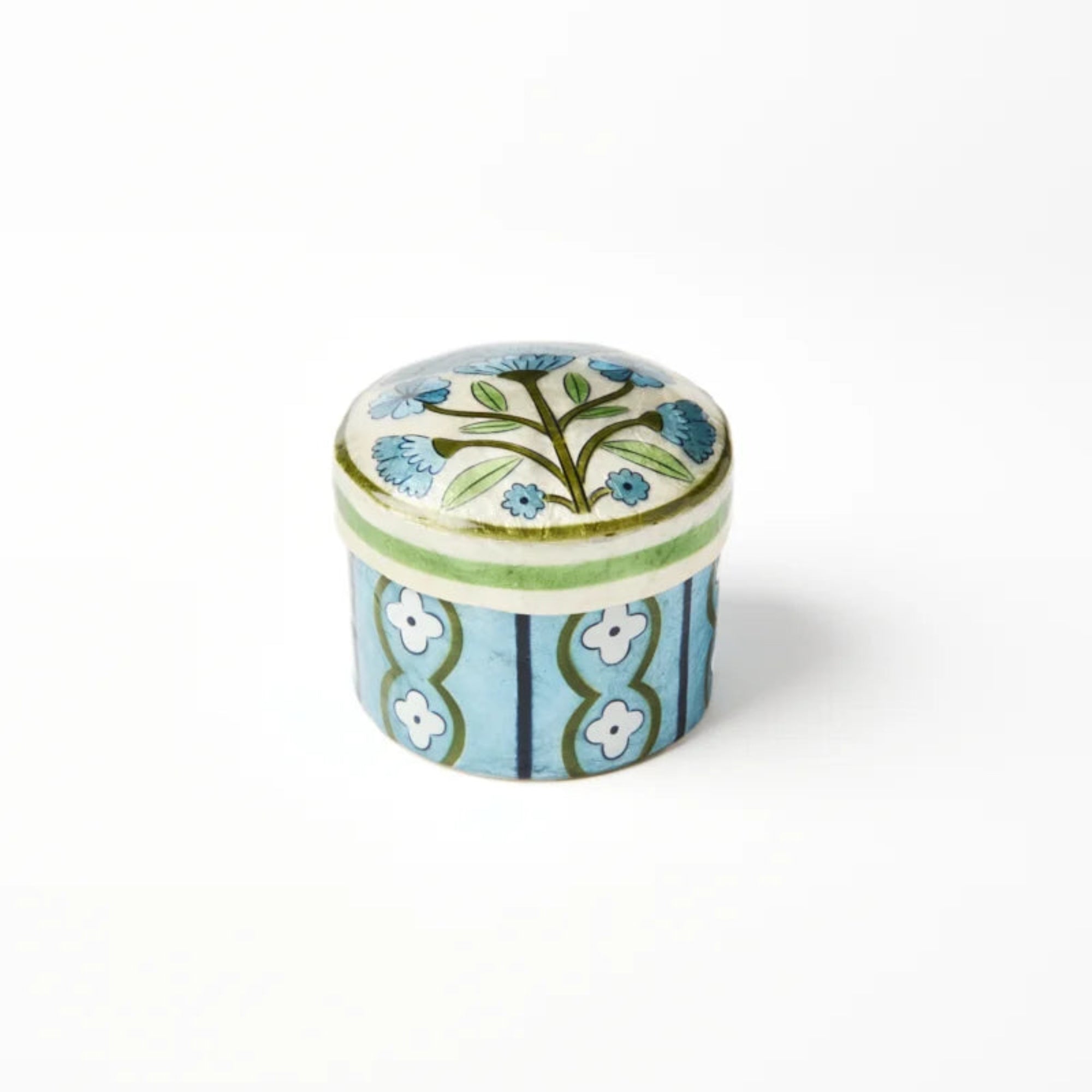 Samira Box Blue Flowers