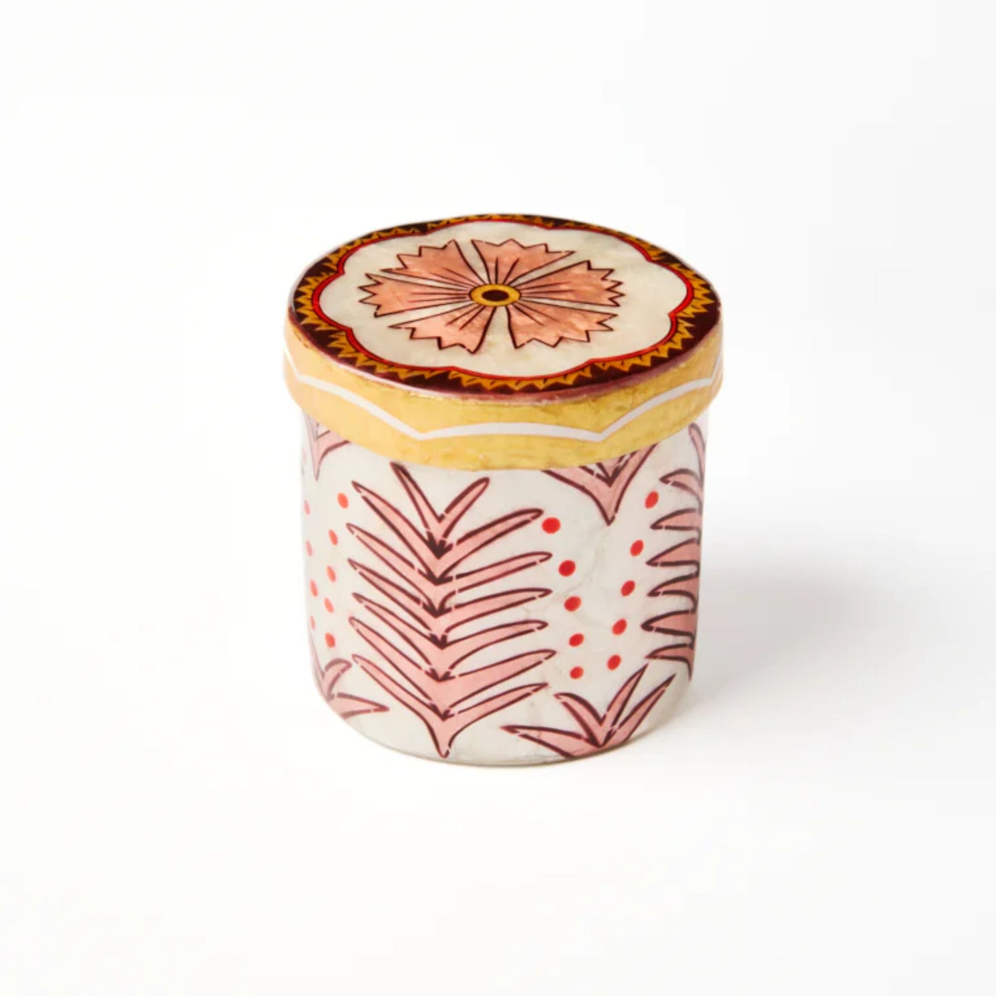 Samira Tall Box Pink Flowers