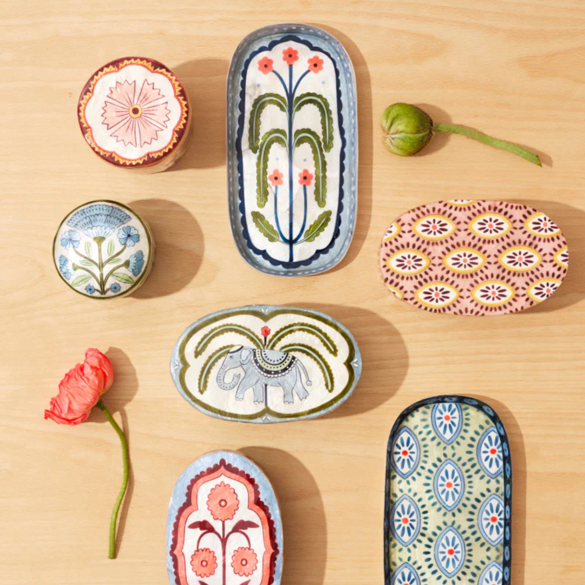 Samira Flowering Plant Tray
