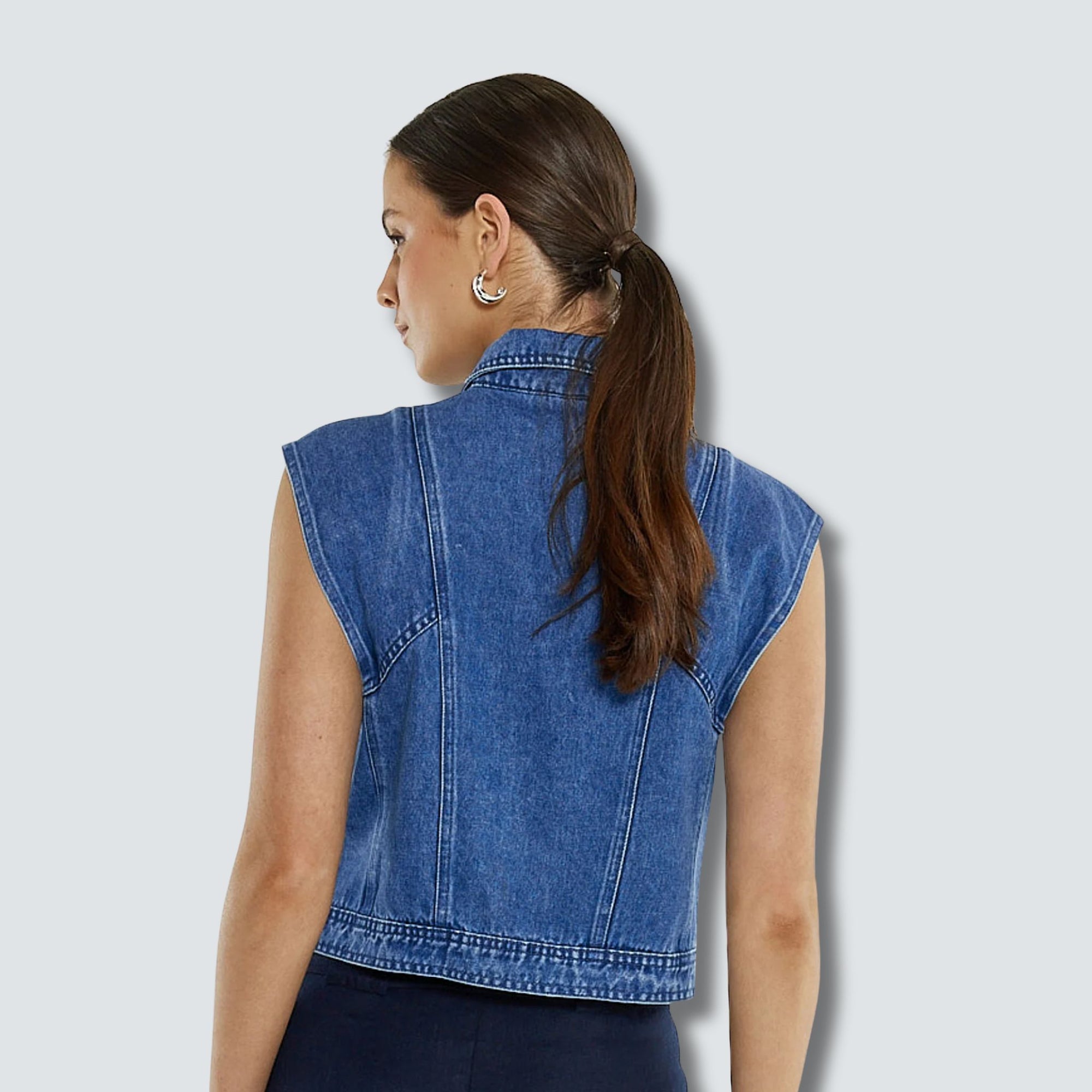 Christian Denim Vest
