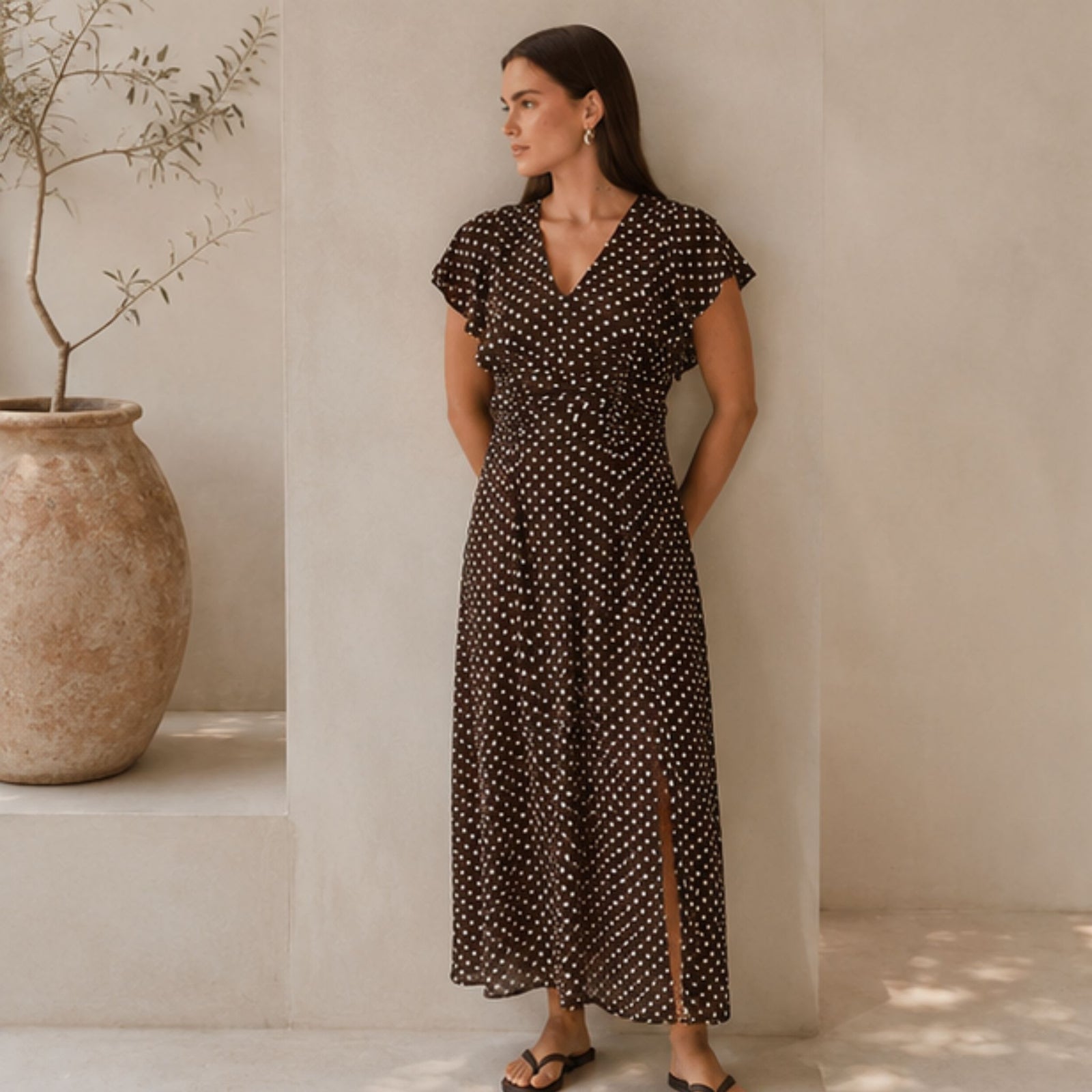 Elba Ruched Waist Dress