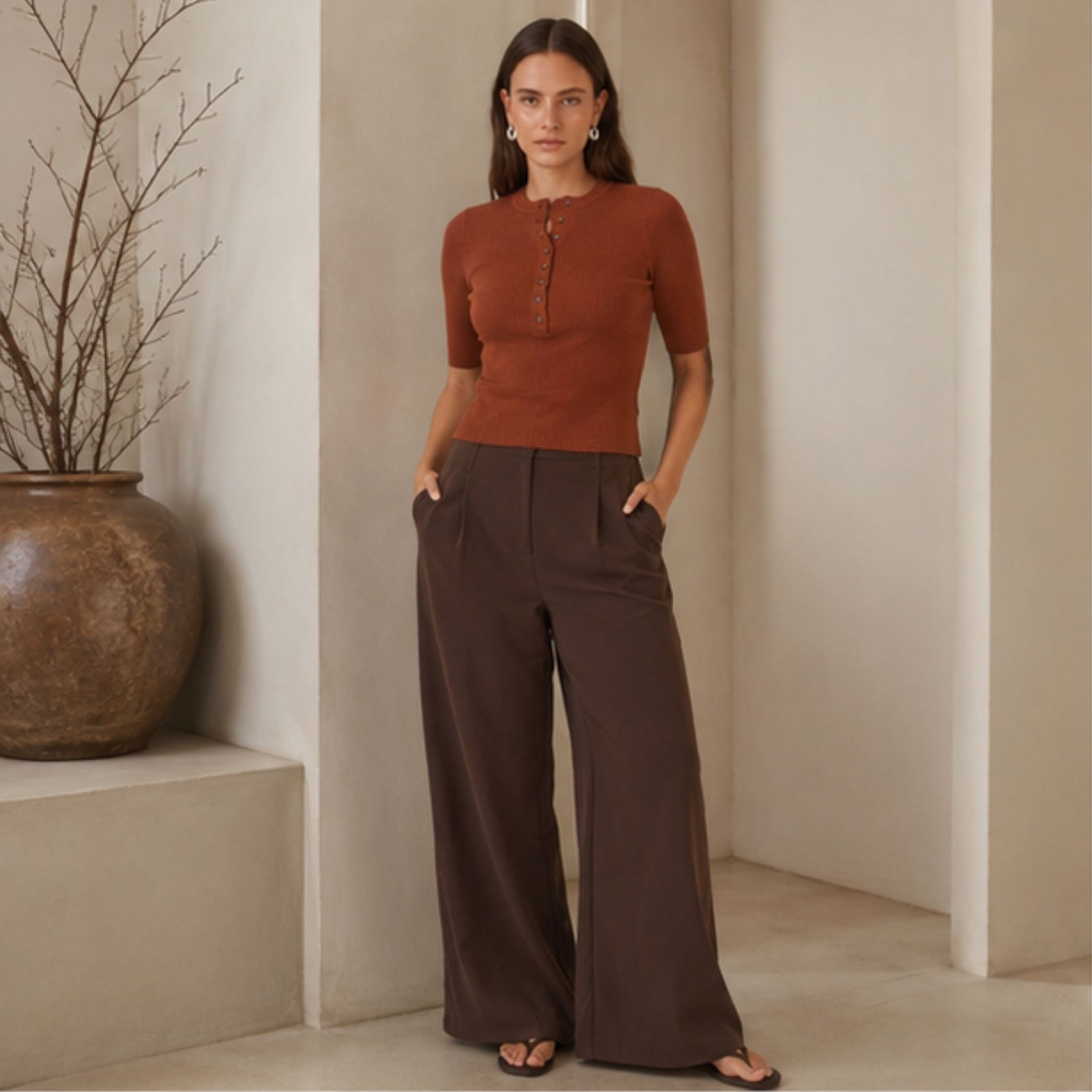 Natalie Wide Leg Trouser