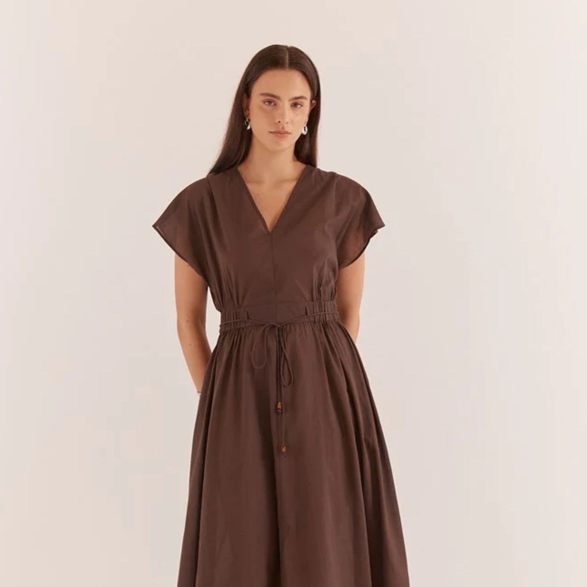 Nazalia Tie Waist Dress