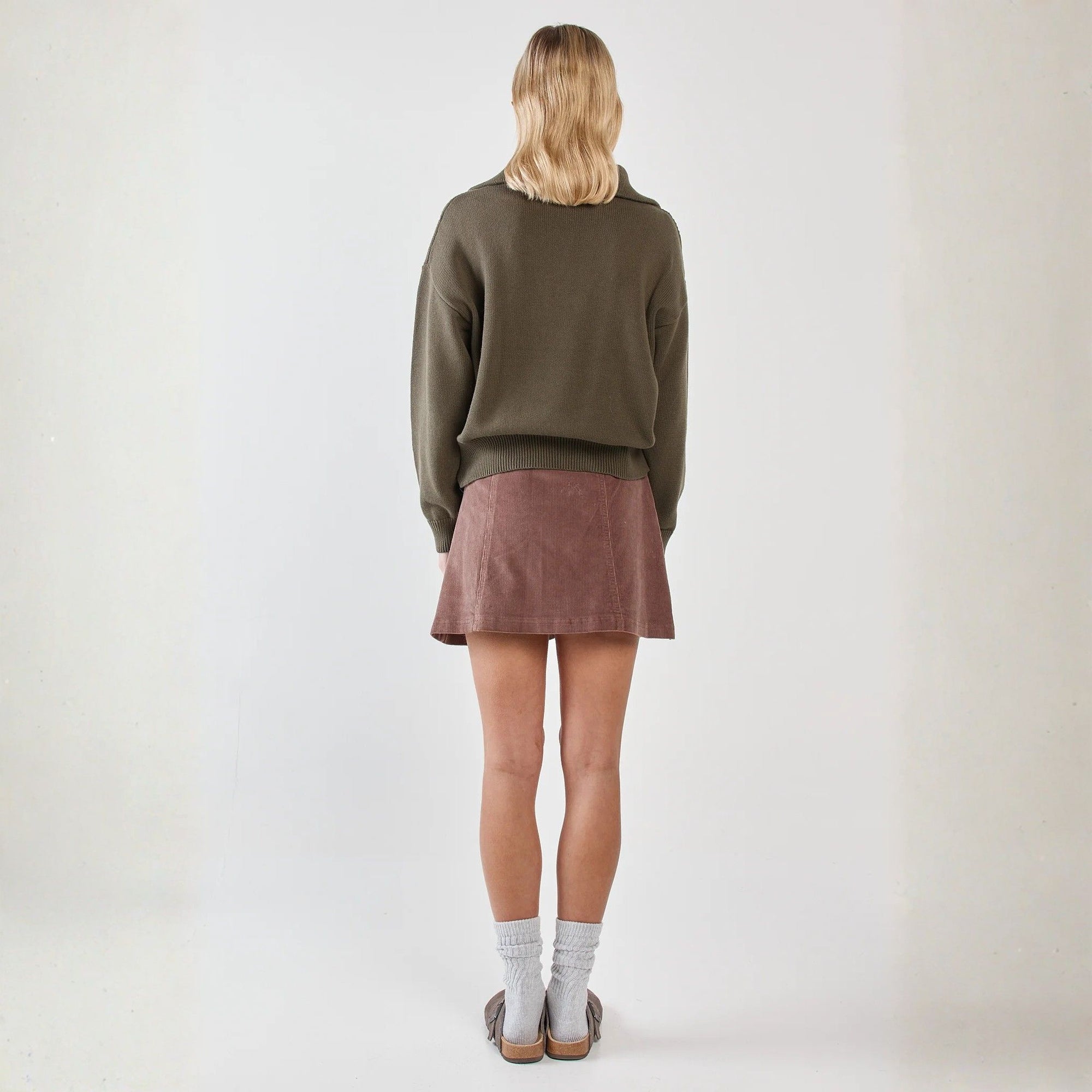 Parco Cord Mini Skirt