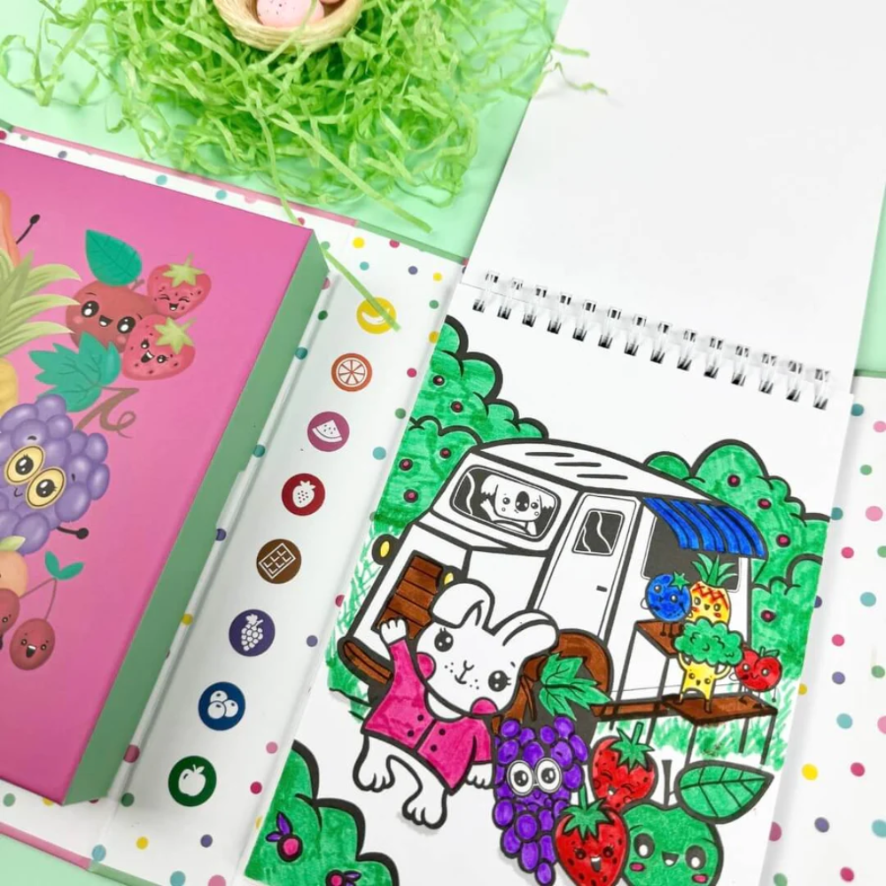 Scented Colouring Set Fruity Cutie