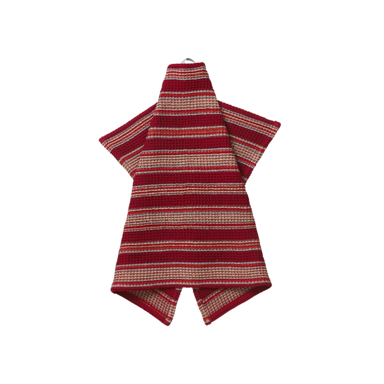 Selene Stripe Tea Towel Crimson