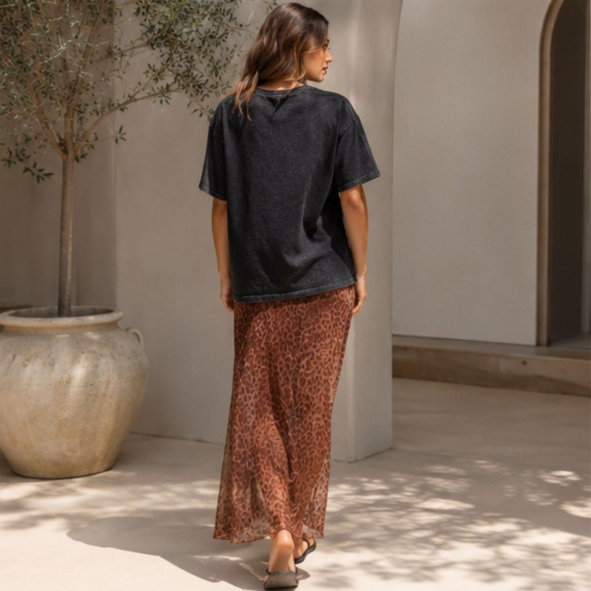 Sheer Skirt Set