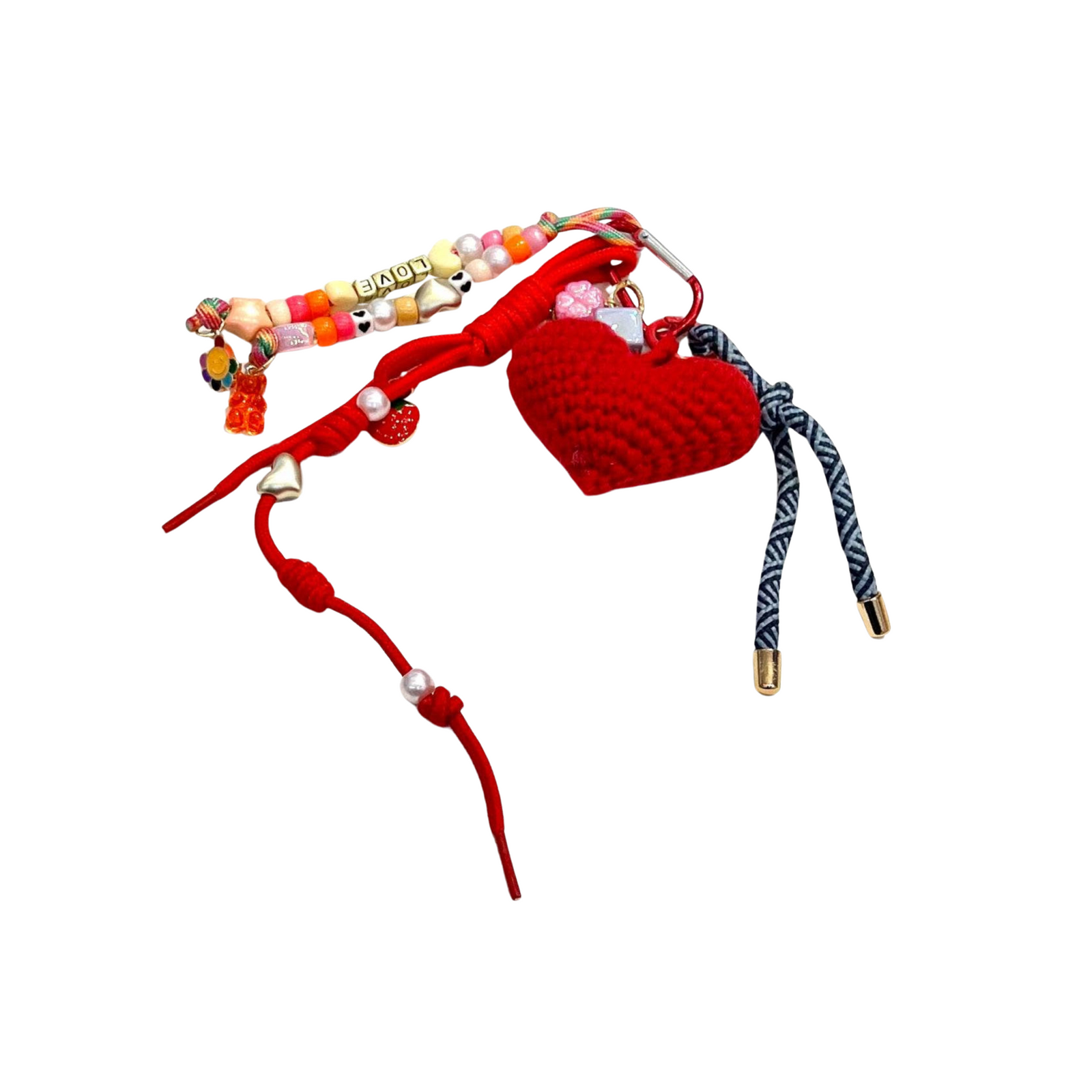 Heart Crochet Keychain