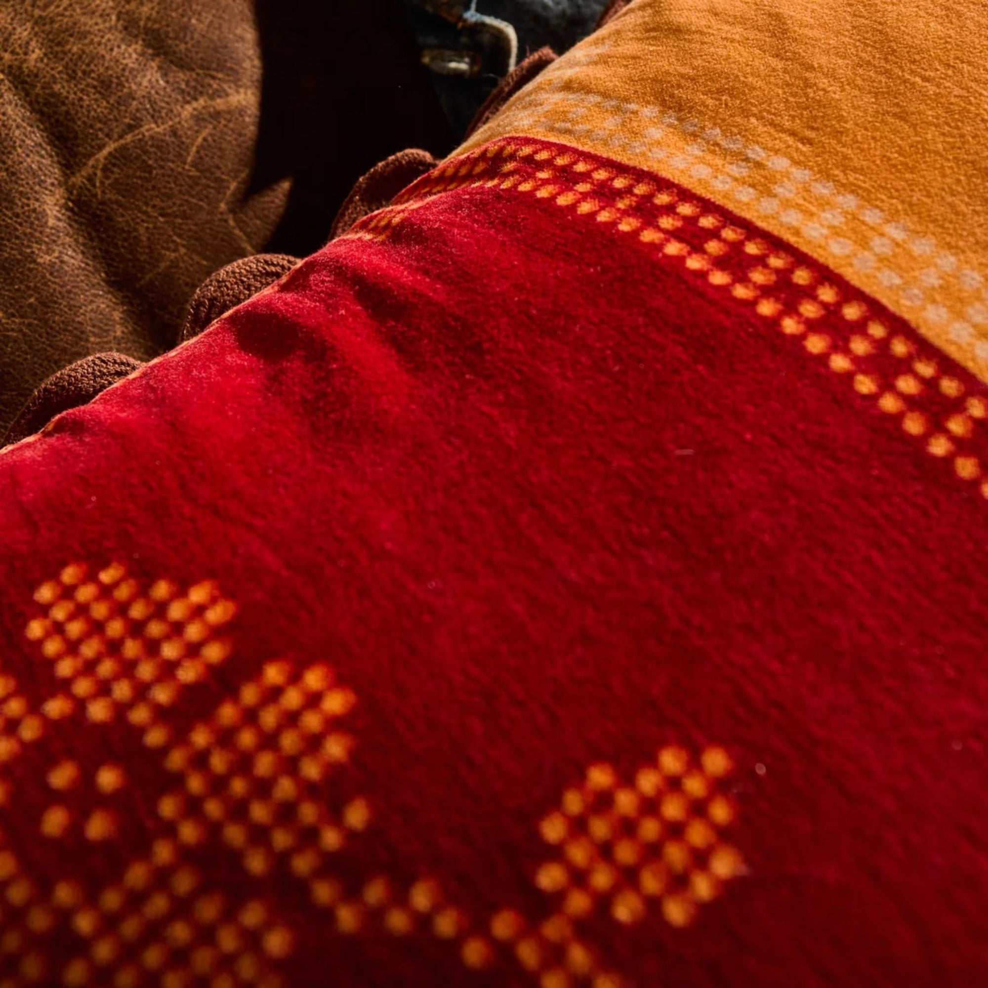 Bonny Reversible Velvet Cushion Sienna