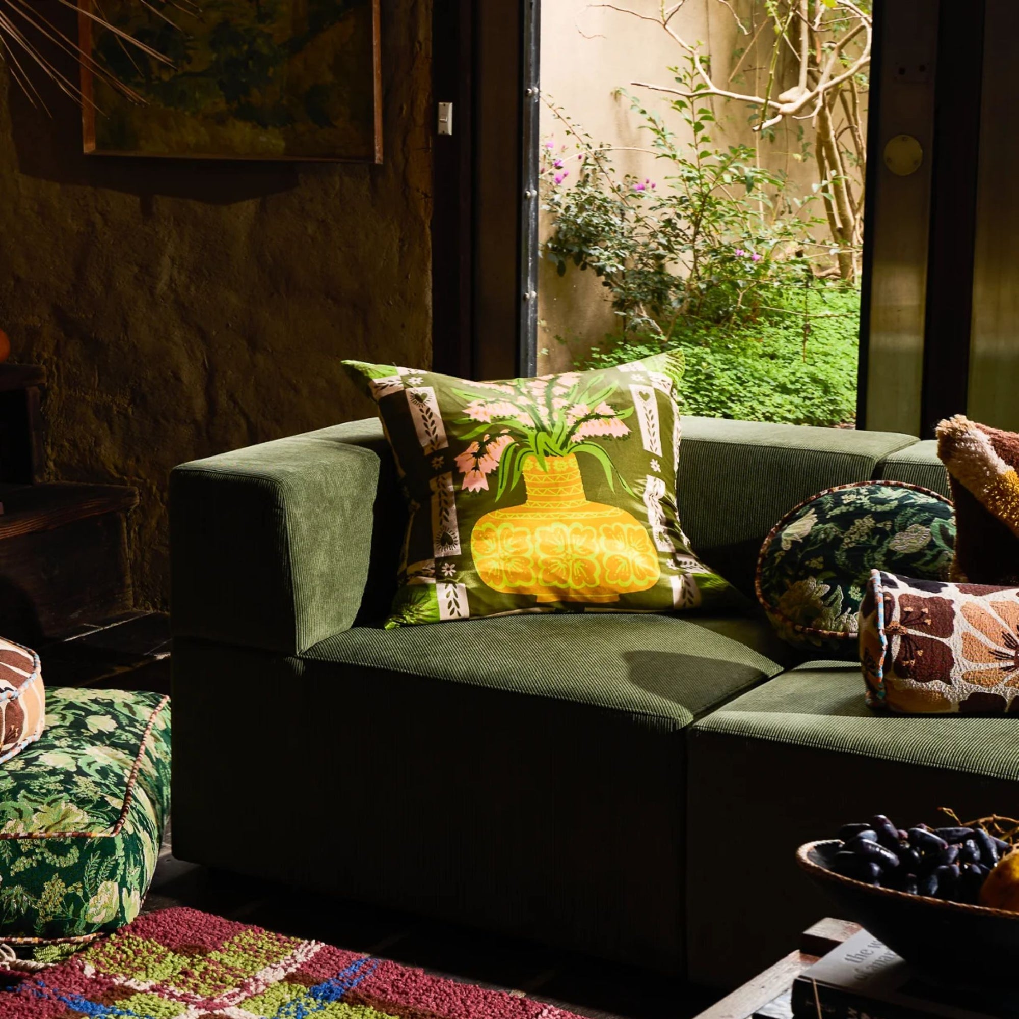 Sierra Round Jacquard Cushion
