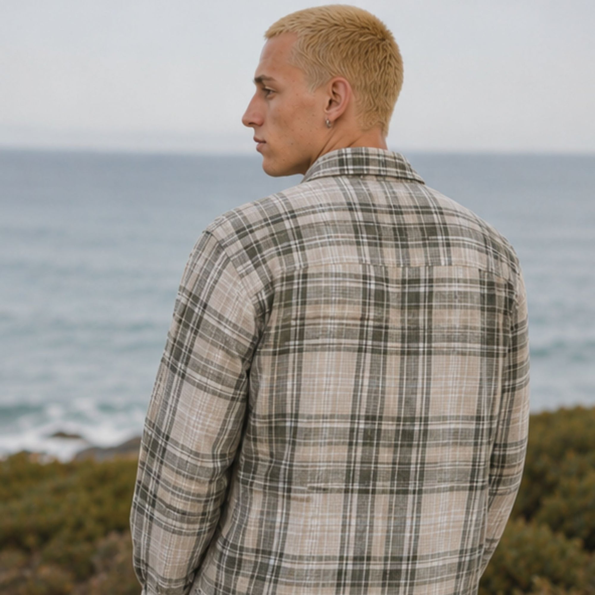 Check Waffle Shirt