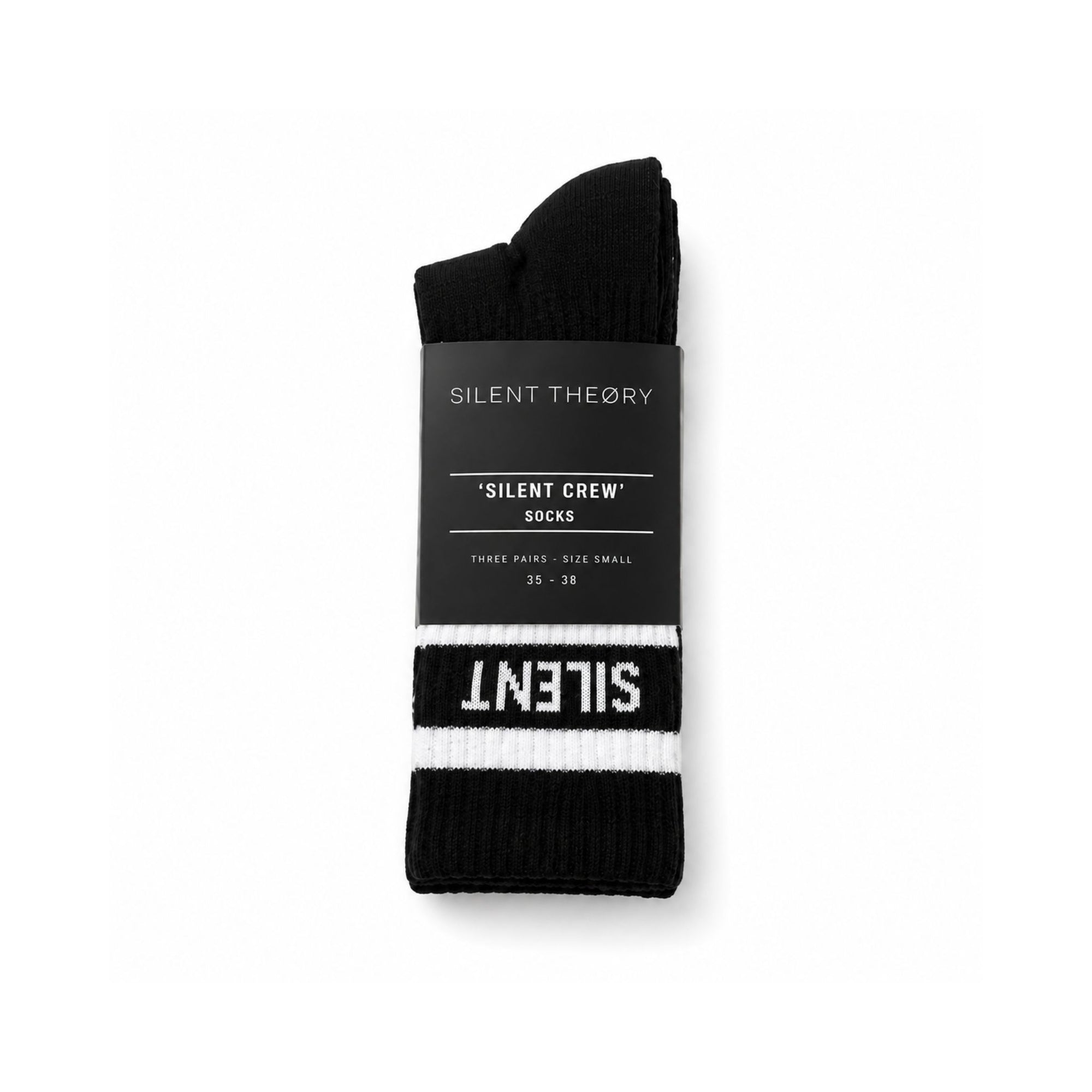 Silent Crew Socks 3 Pack