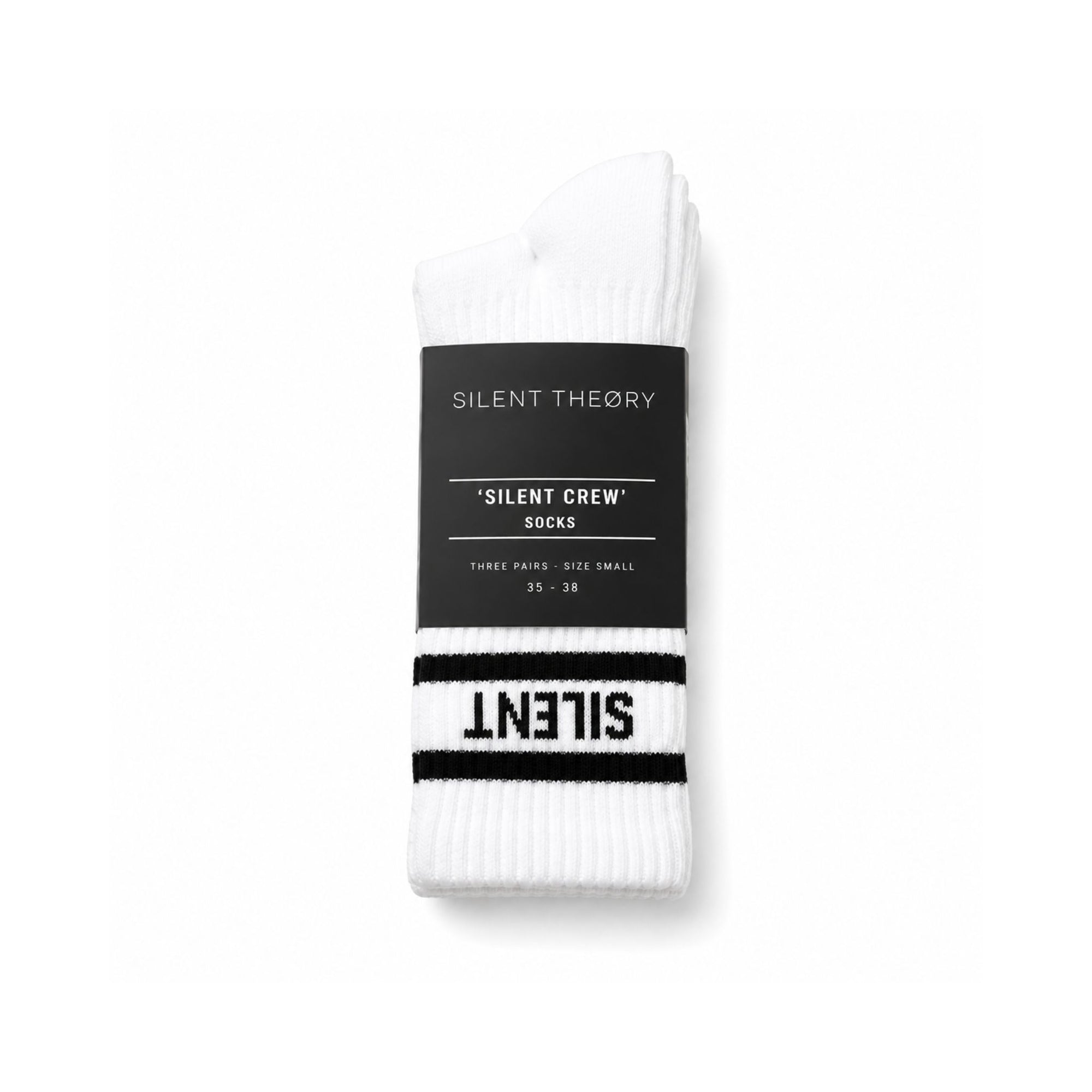 Silent Crew Socks 3 Pack