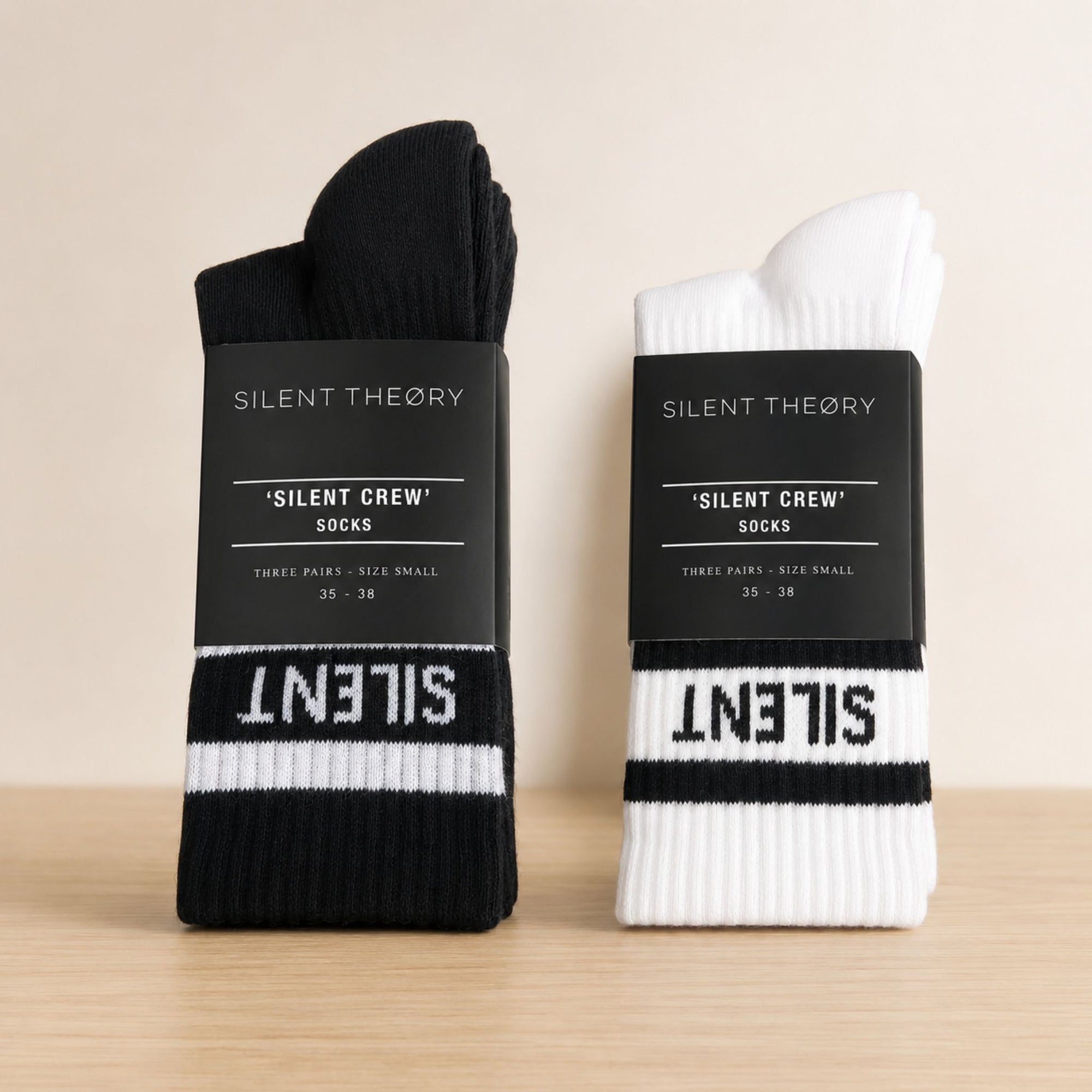 Silent Crew Socks 3 Pack