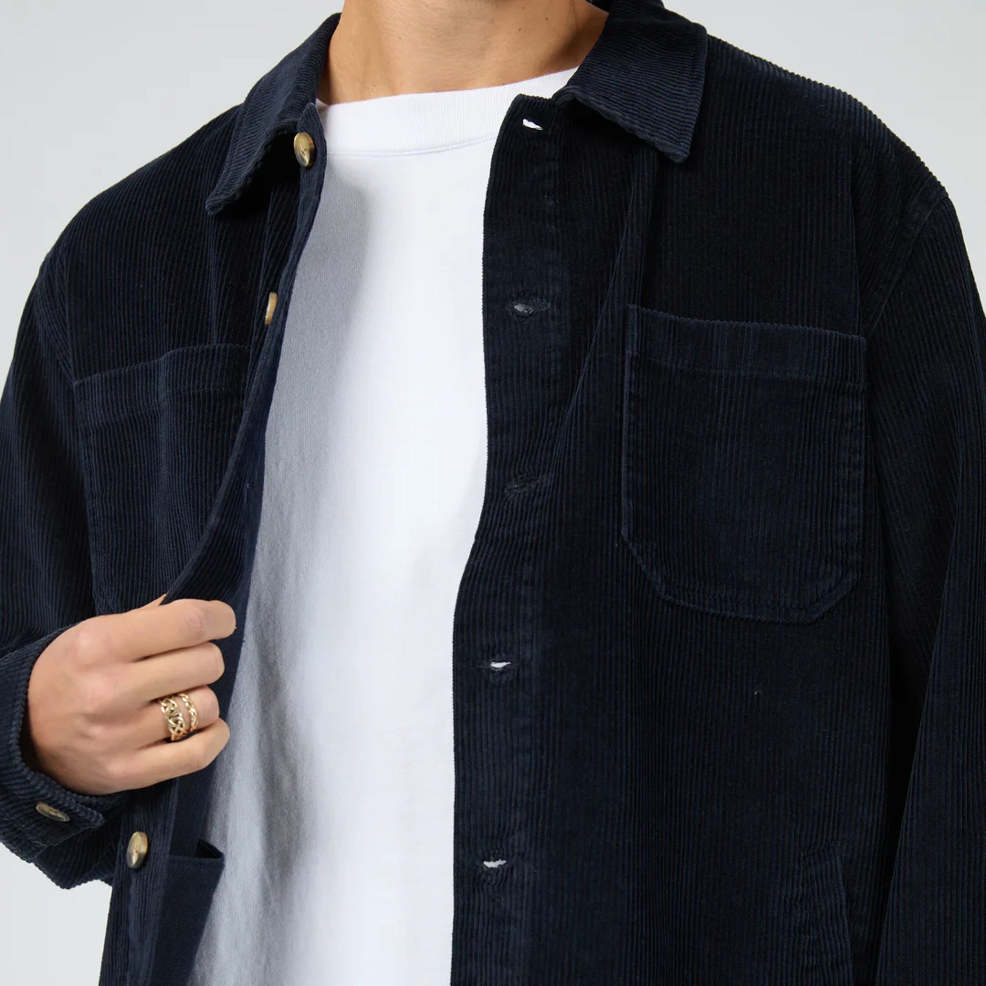Jameson Cord Shirt Navy