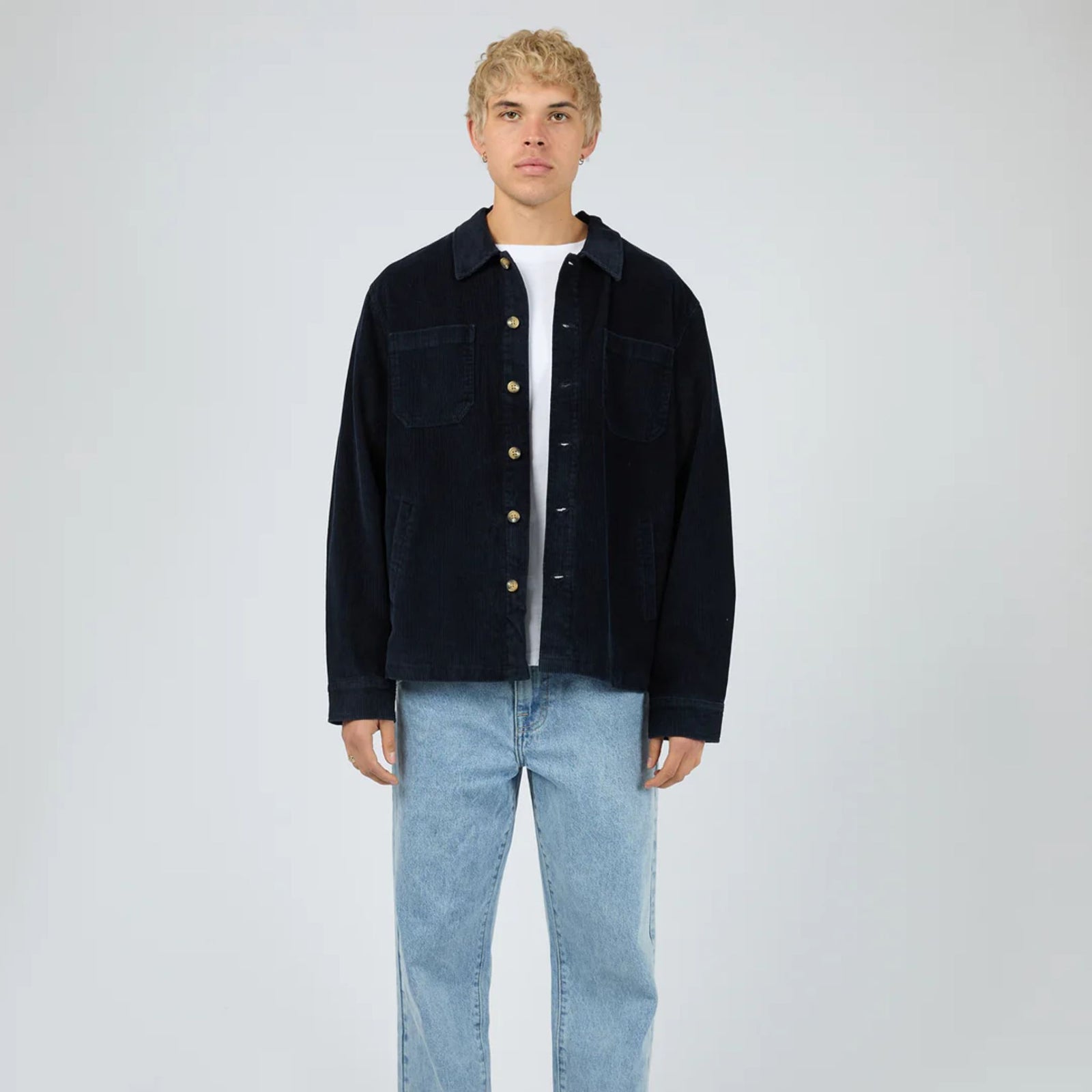 Jameson Cord Shirt Navy