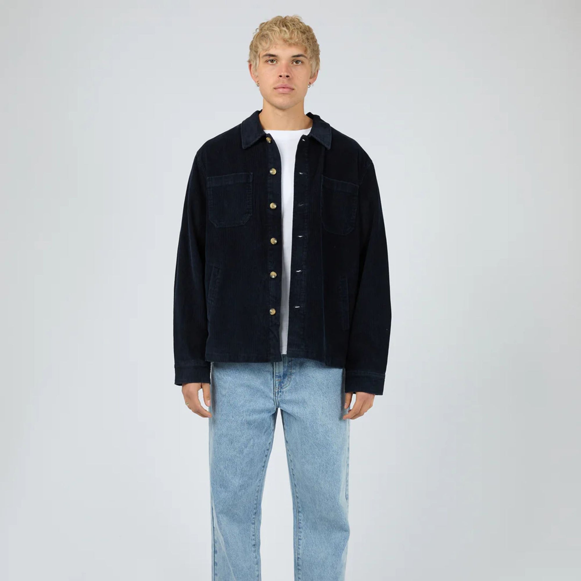 Jameson Cord Shirt Navy