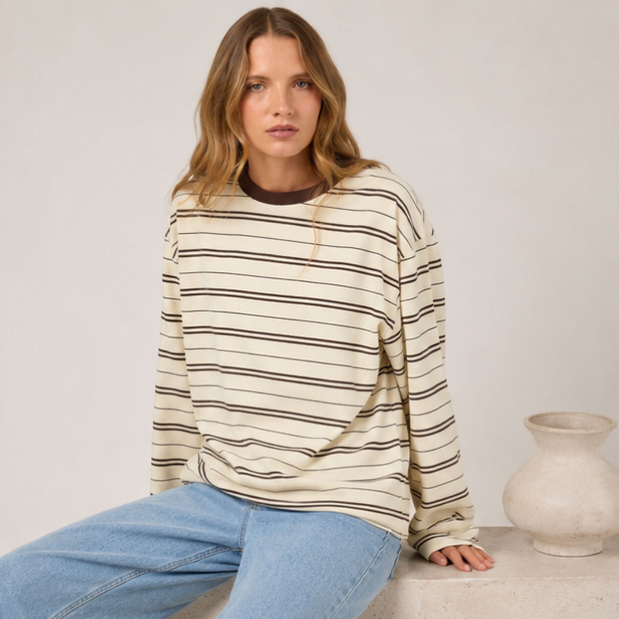 Stripe Long Sleeve Tee