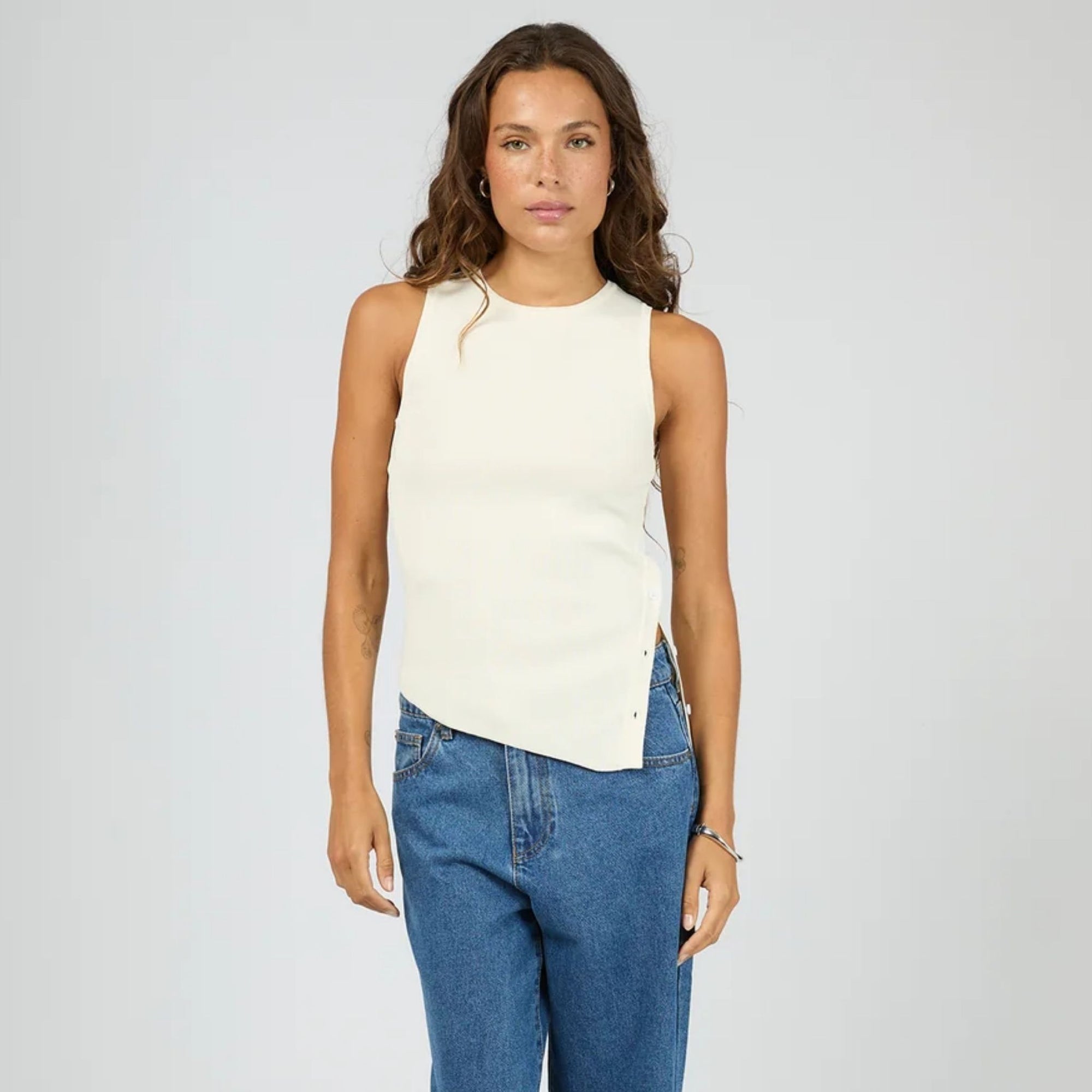 Ollie Button Down Knit Tank