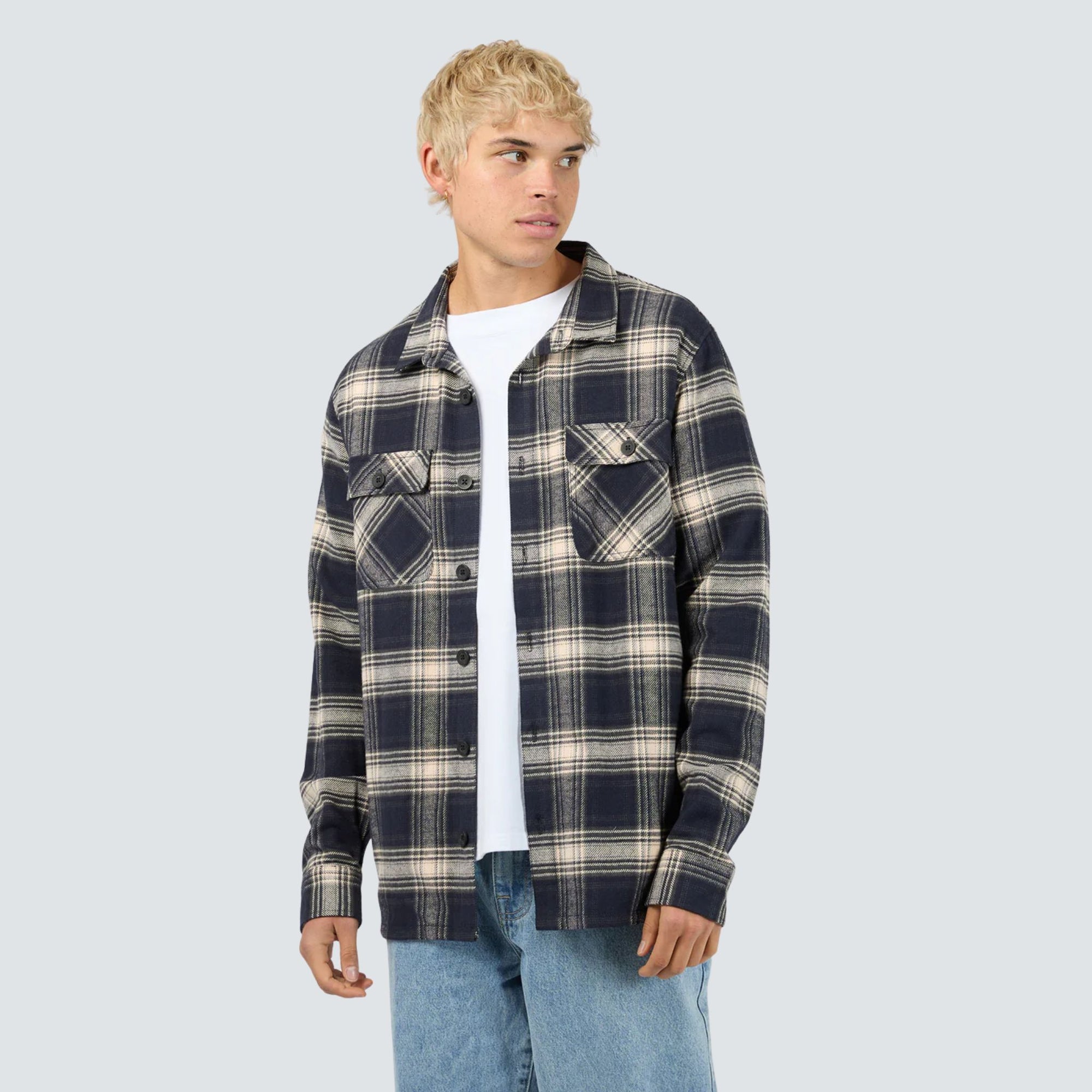 Ranger Flannel Shirt Navy