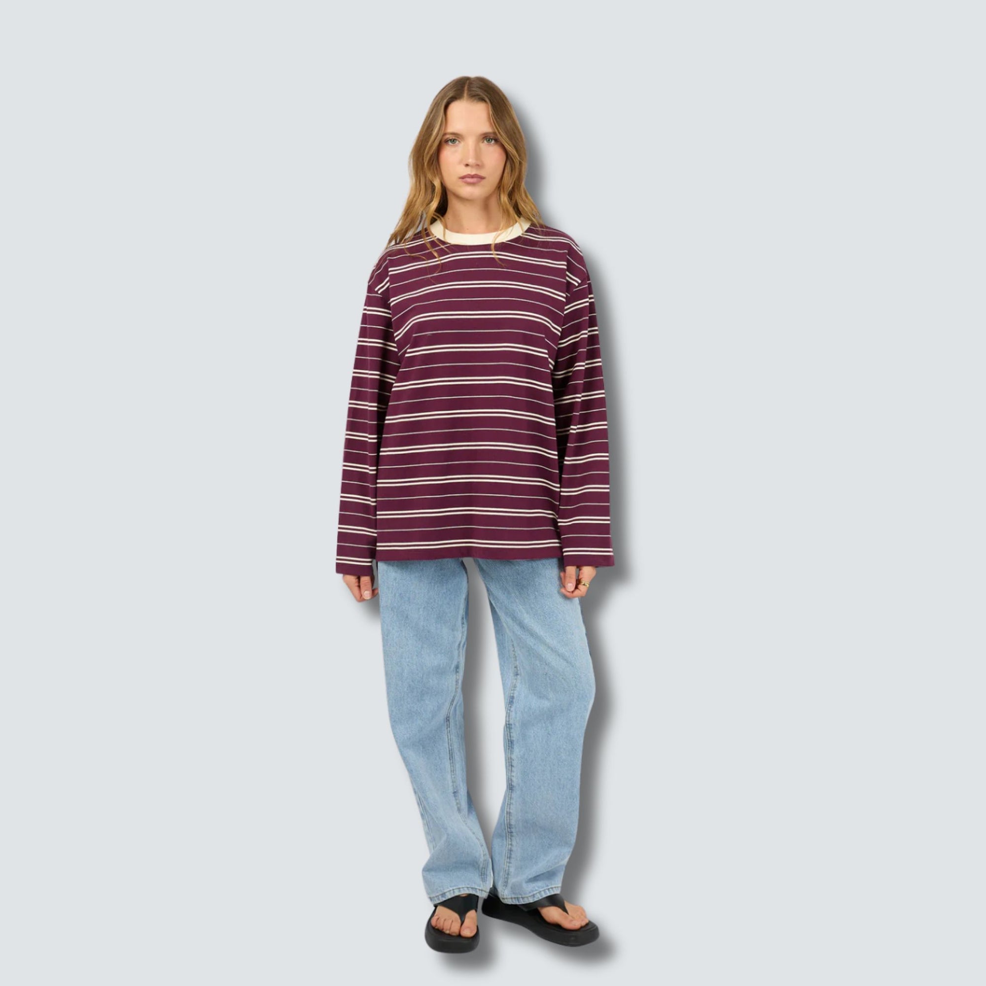 Stripe Long Sleeve Tee