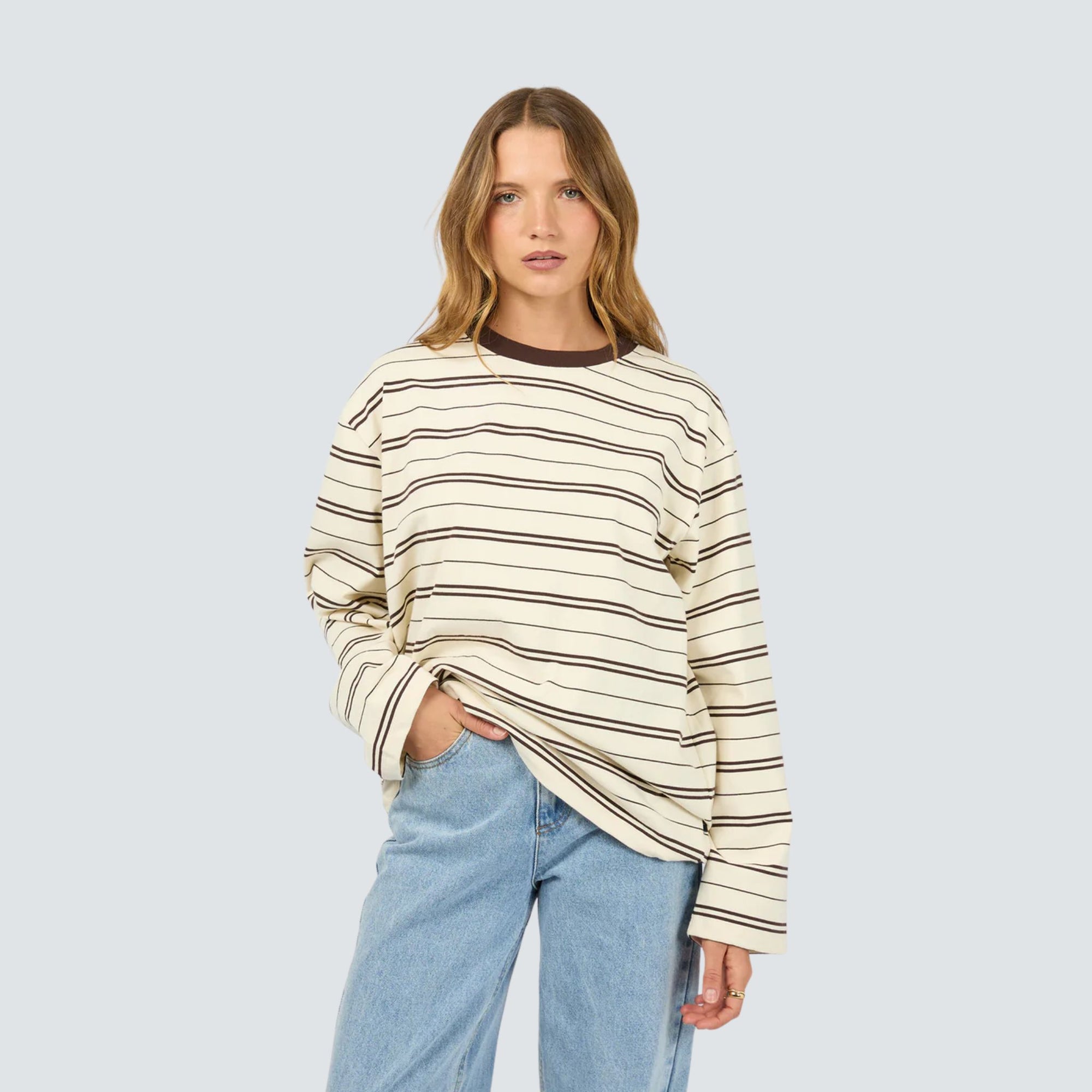 Stripe Long Sleeve Tee
