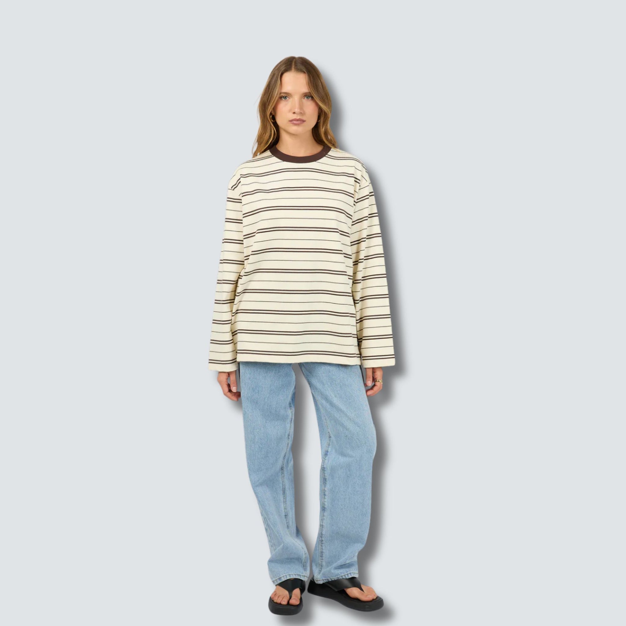 Stripe Long Sleeve Tee