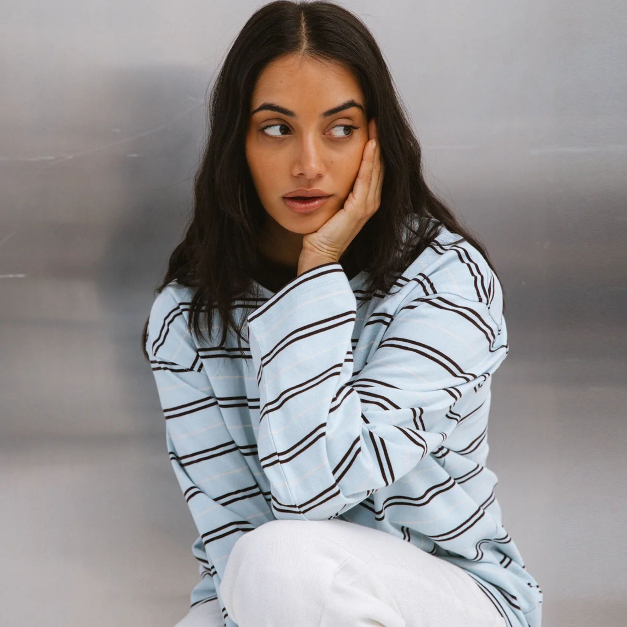 Stripe Long Sleeve Tee