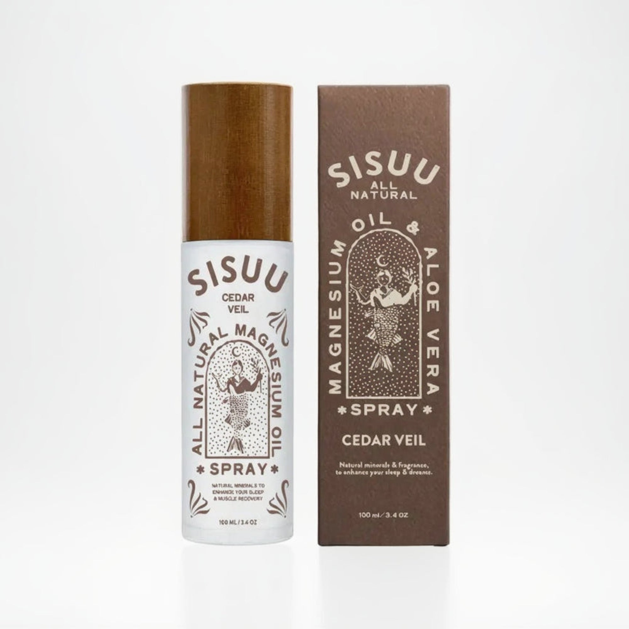 Sisuu Magnesium Recovery Spray Cedar Veil