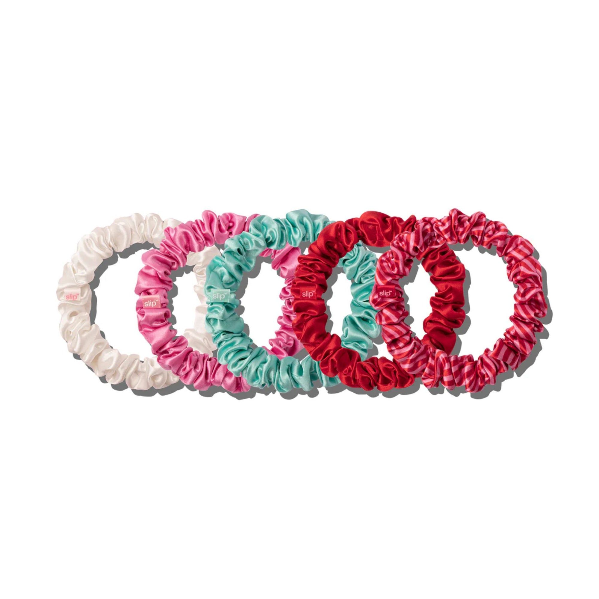 Silk Midi Scrunchies 5 Piece Set Gelati