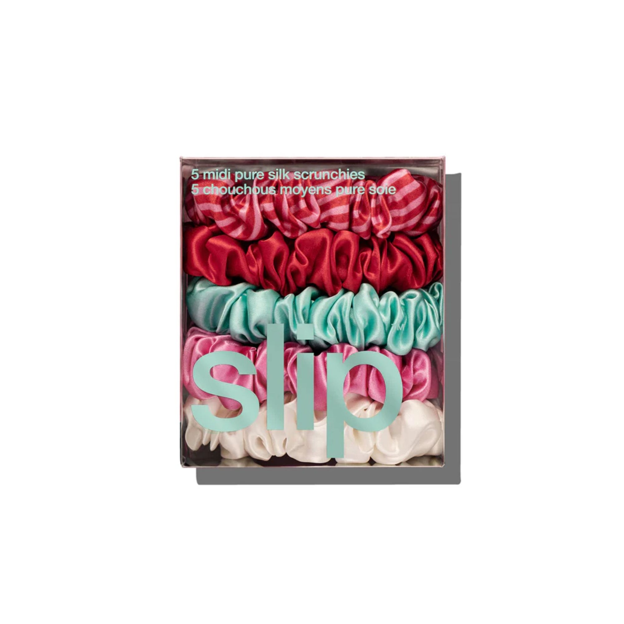 Silk Midi Scrunchies 5 Piece Set Gelati