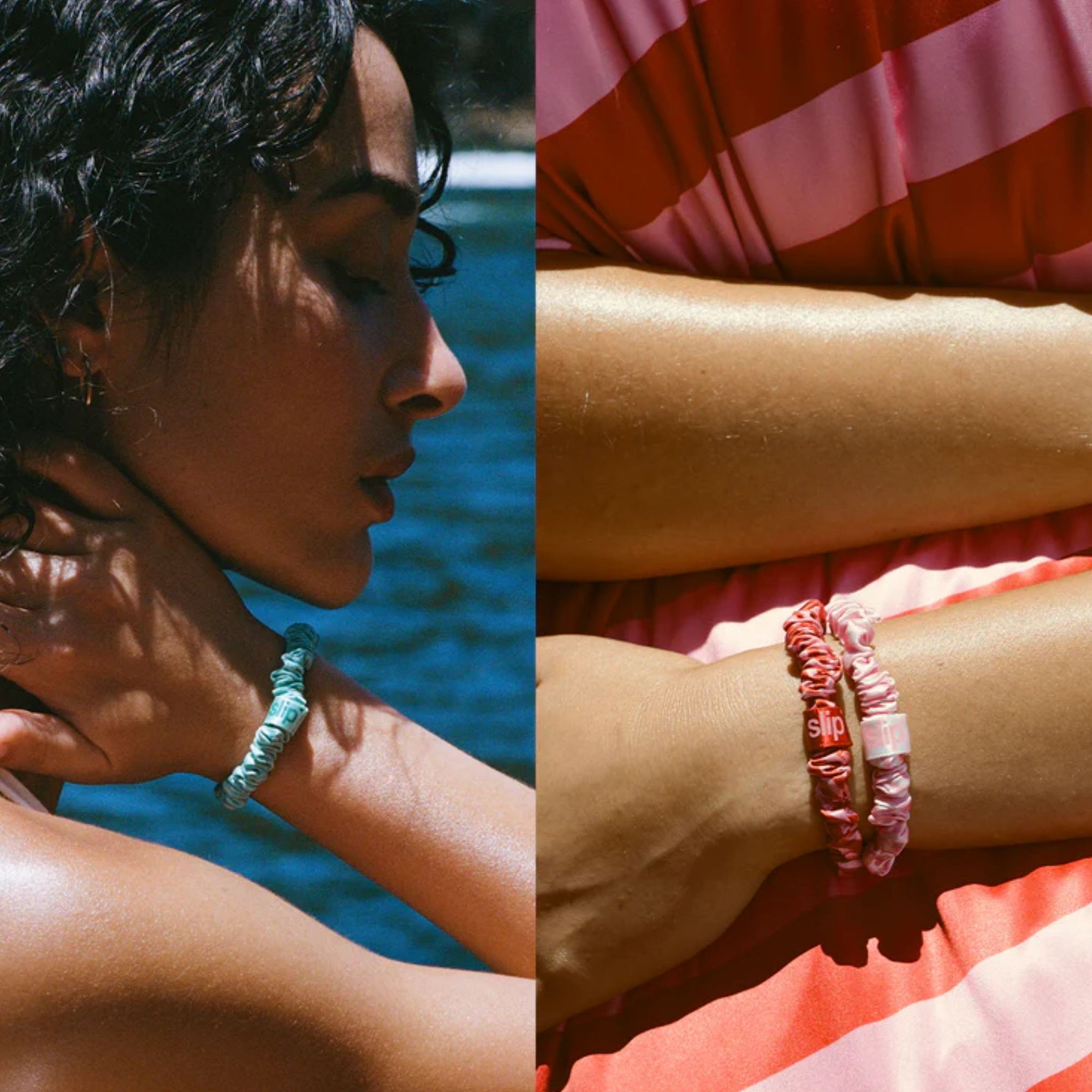 Silk Scrunchies 6 Piece Set High Tide