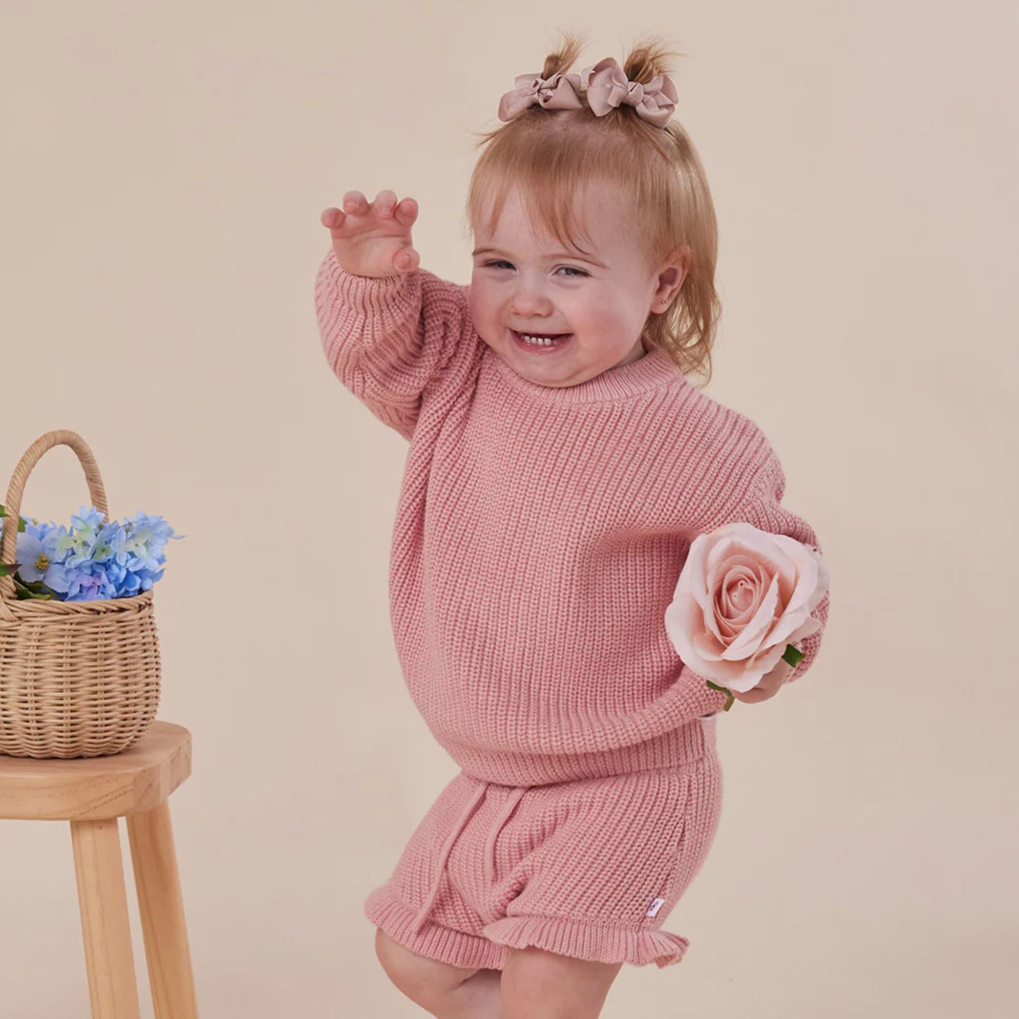 Oversized Cotton Knit Jumper