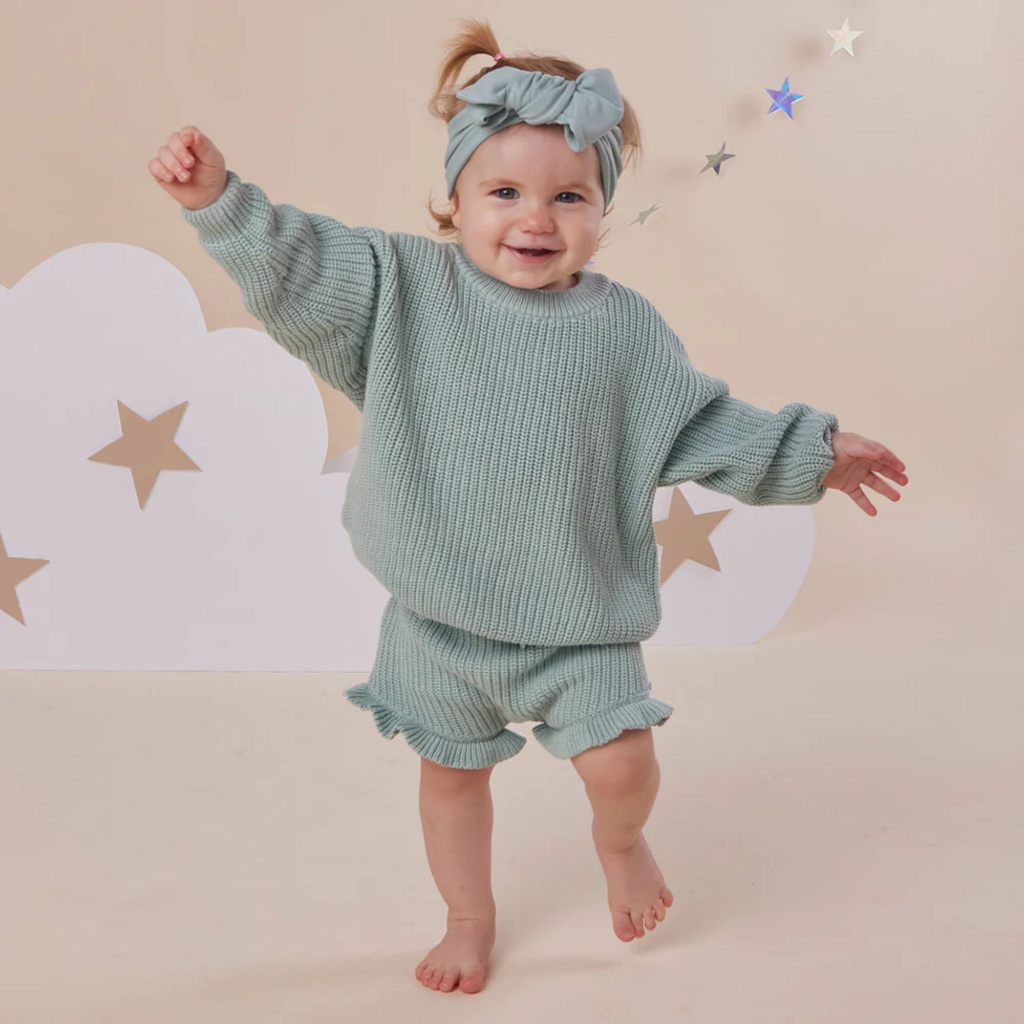 Oversized Cotton Knit Jumper