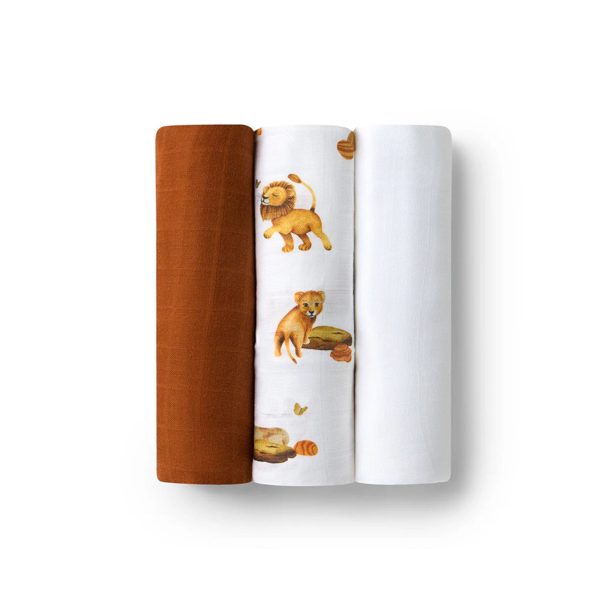 Lion Muslin Wrap Set