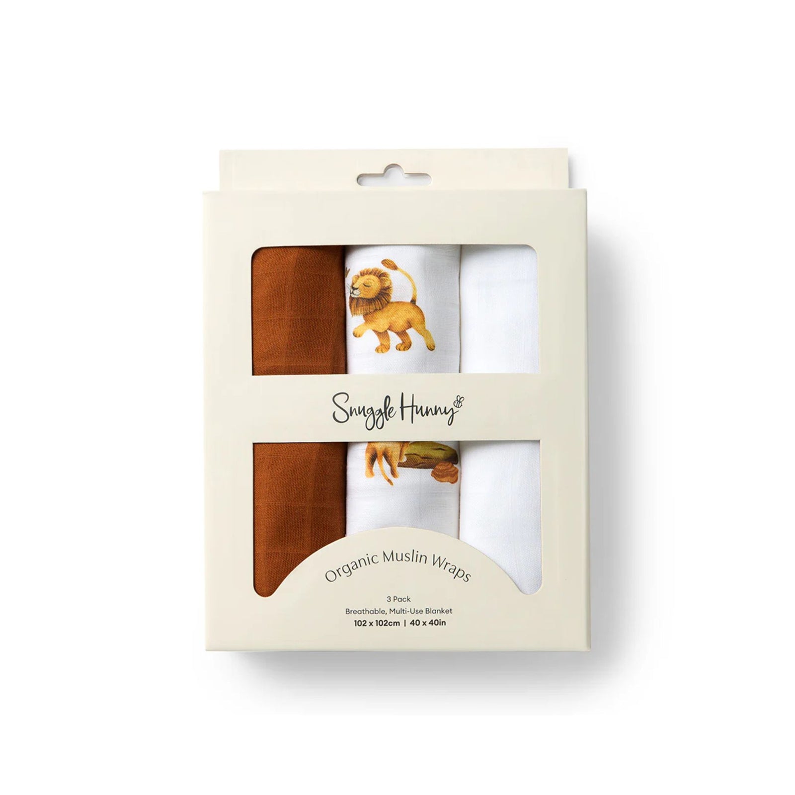 Lion Muslin Wrap Set