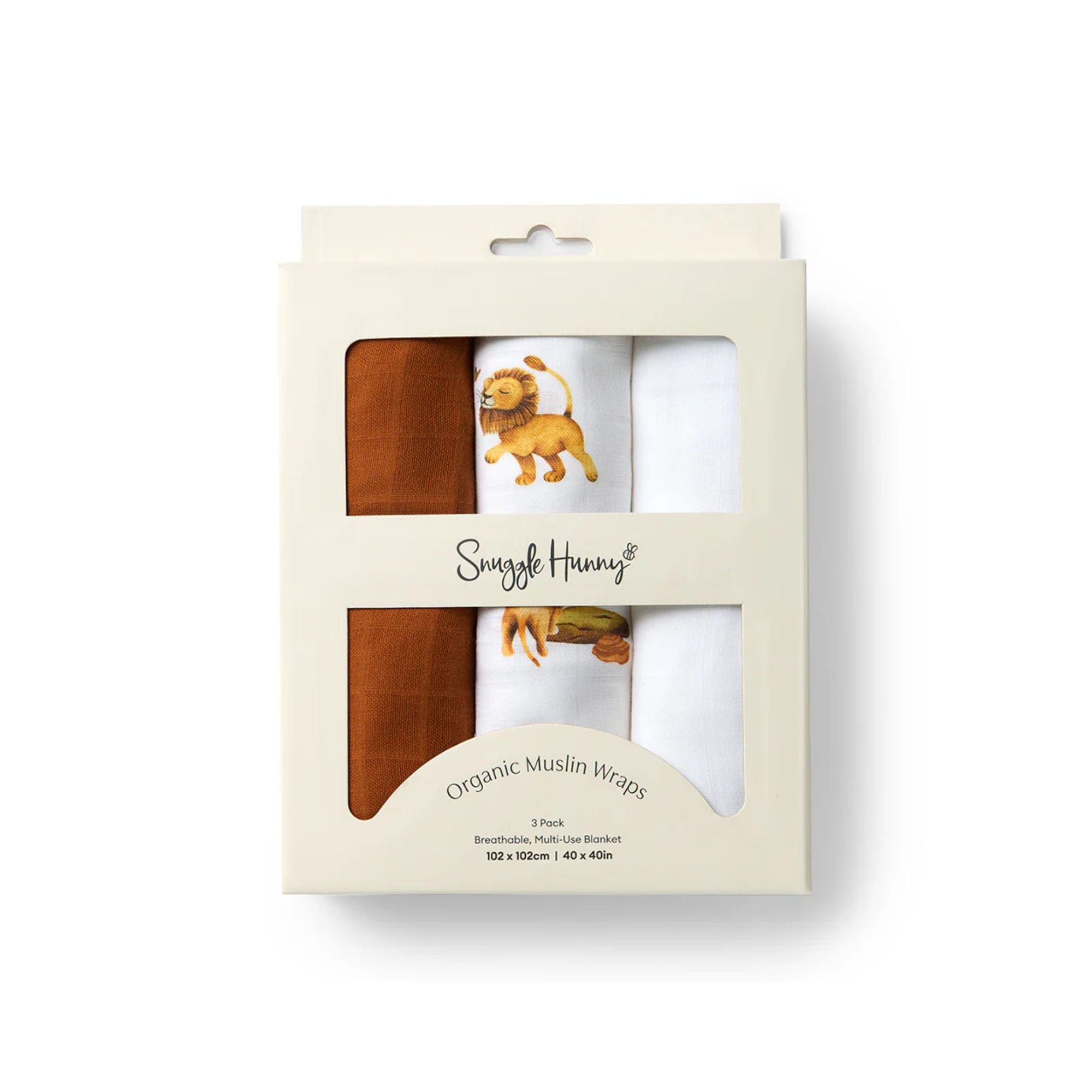Lion Muslin Wrap Set