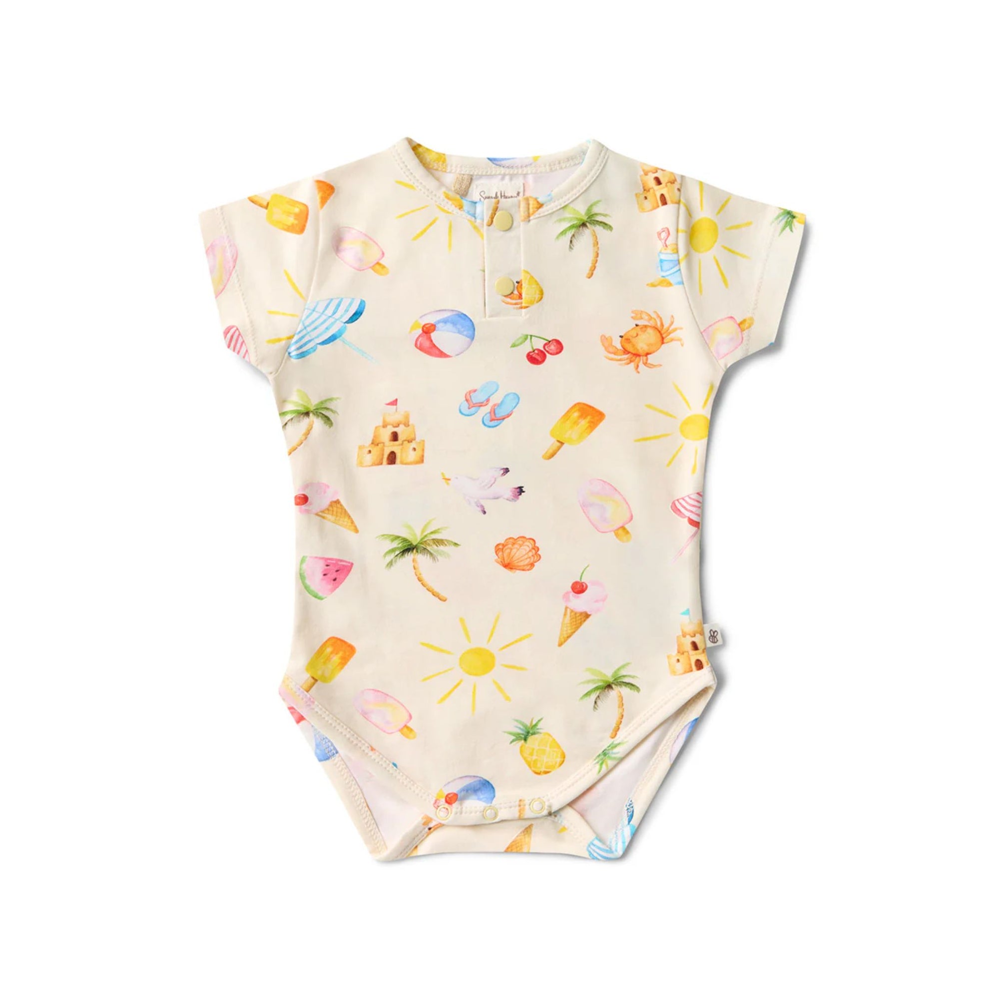Short Sleeve Organic Bodysuit