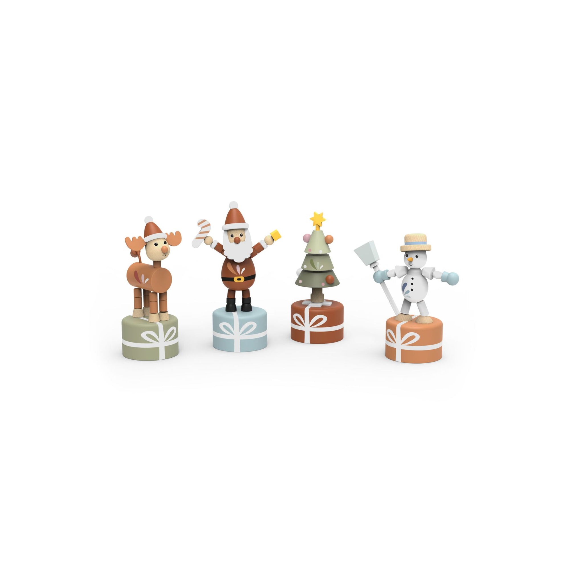 Christmas Pushing Puppet