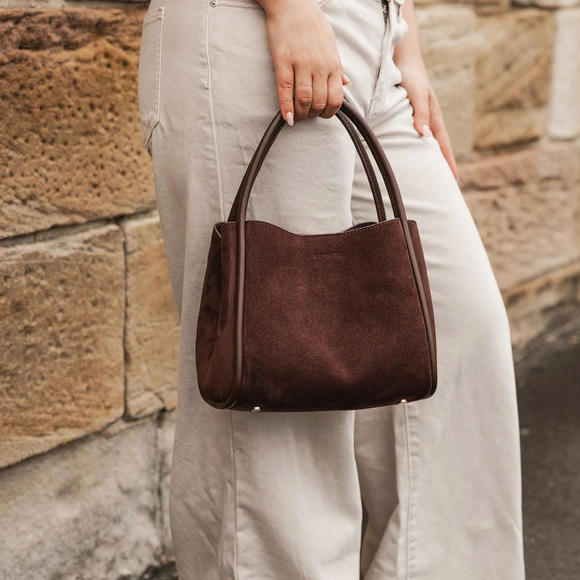 Steffie Suedette Mini Tote Bag