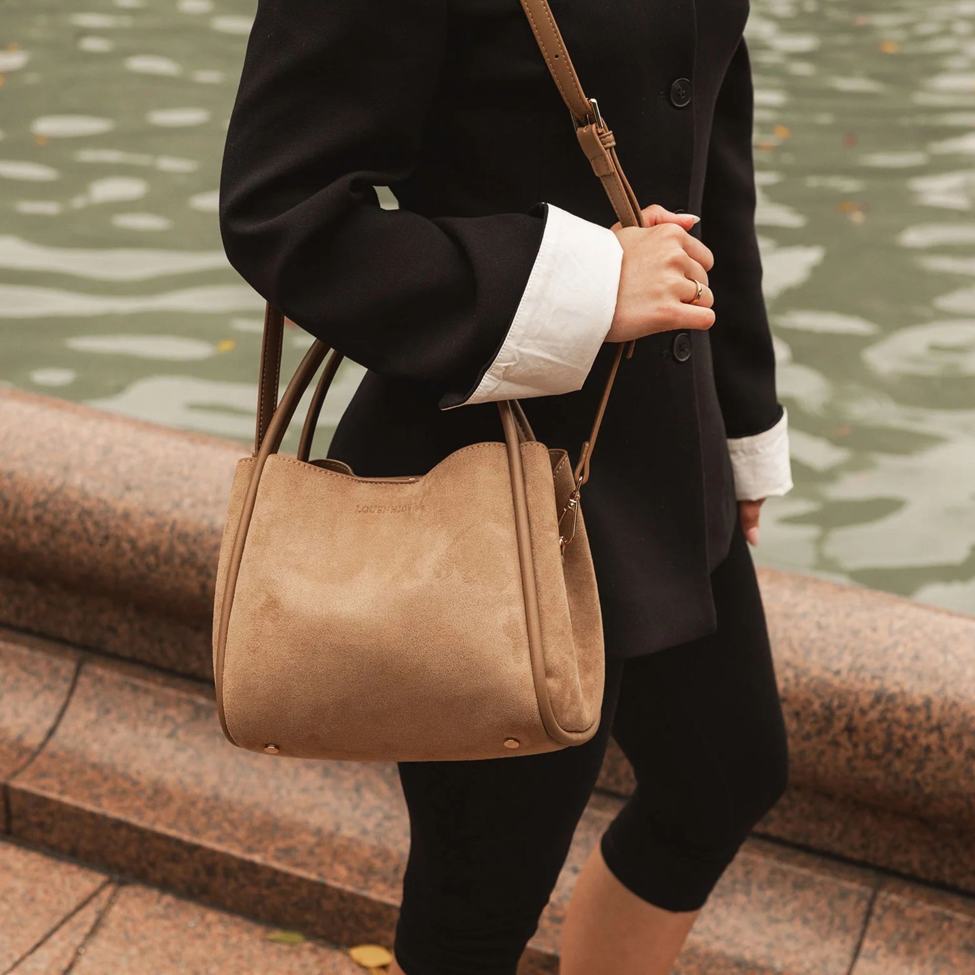 Steffie Suedette Mini Tote Bag