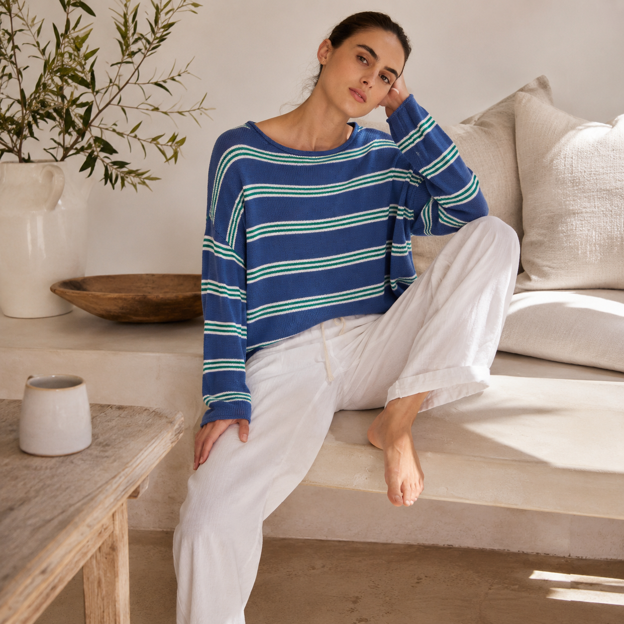 Stripe Spring Knit
