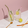 Sucker Reusable Glass Drinking Straws