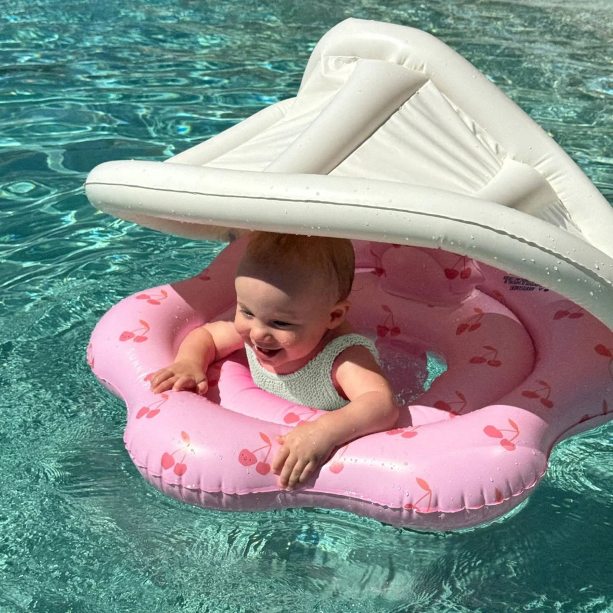 Baby Float Cotton Candy Cherry