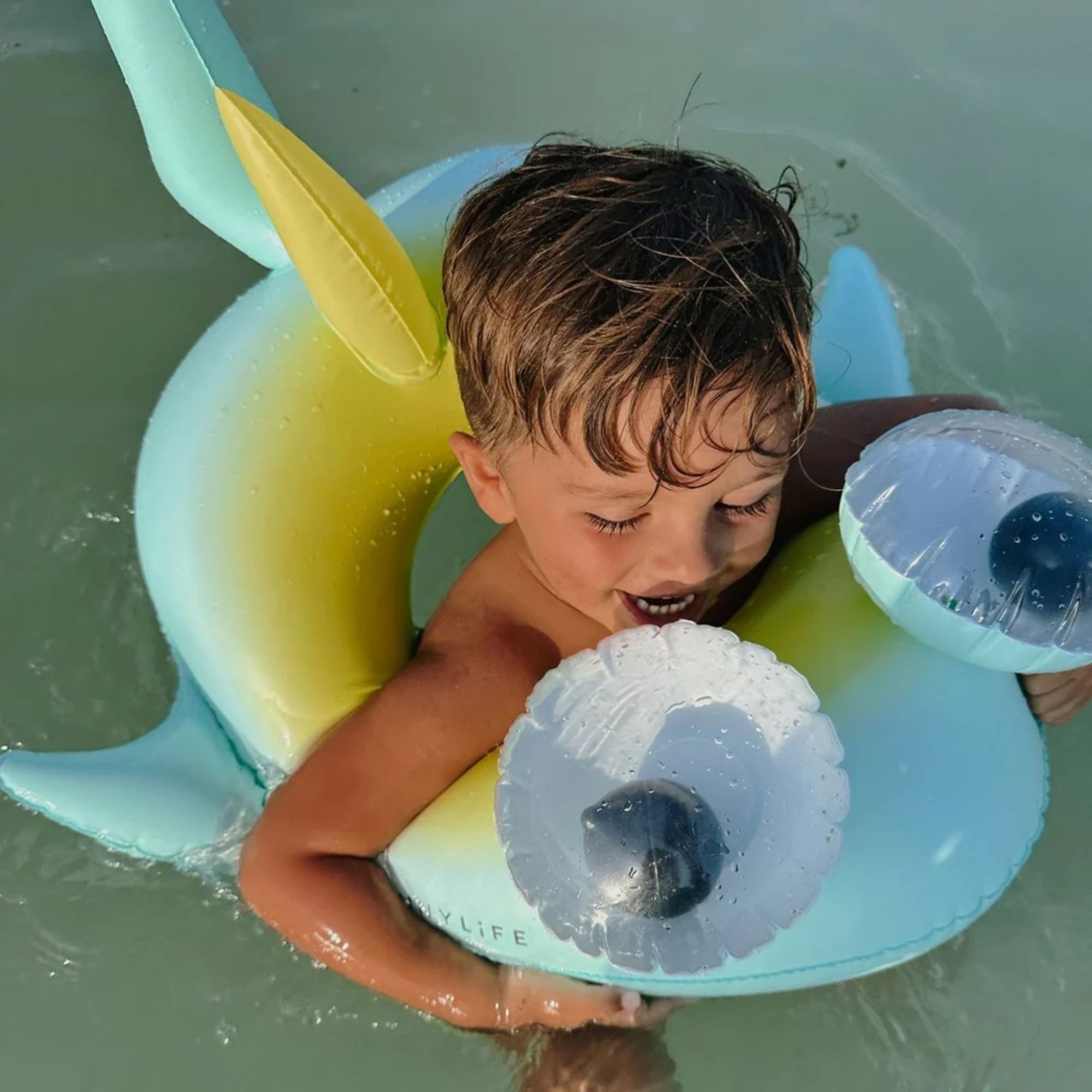 Kids Tube Pool Ring Salty The Shark