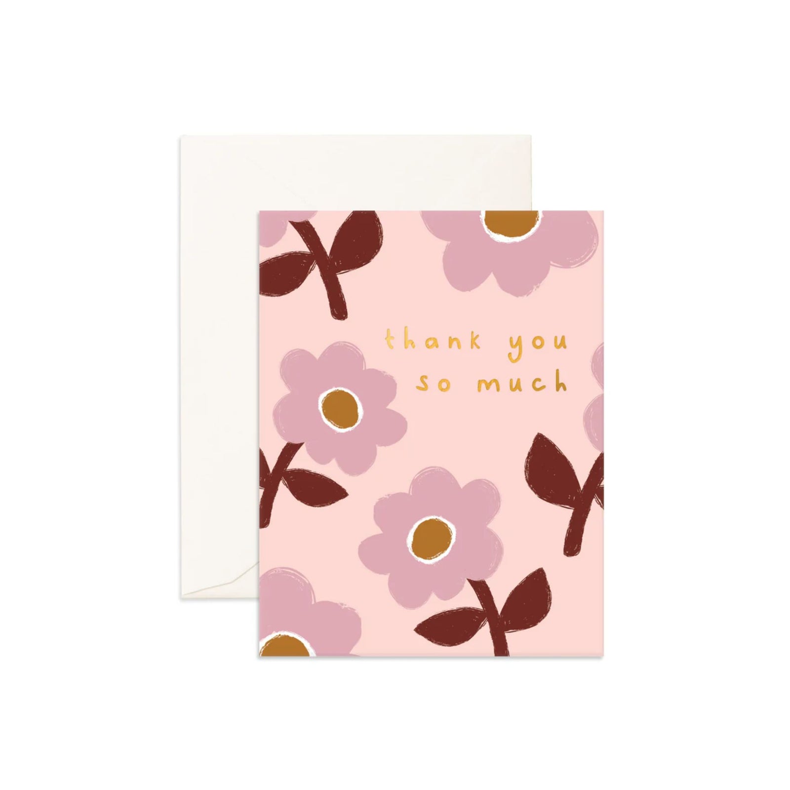 Thank You Begonias Greeting Card