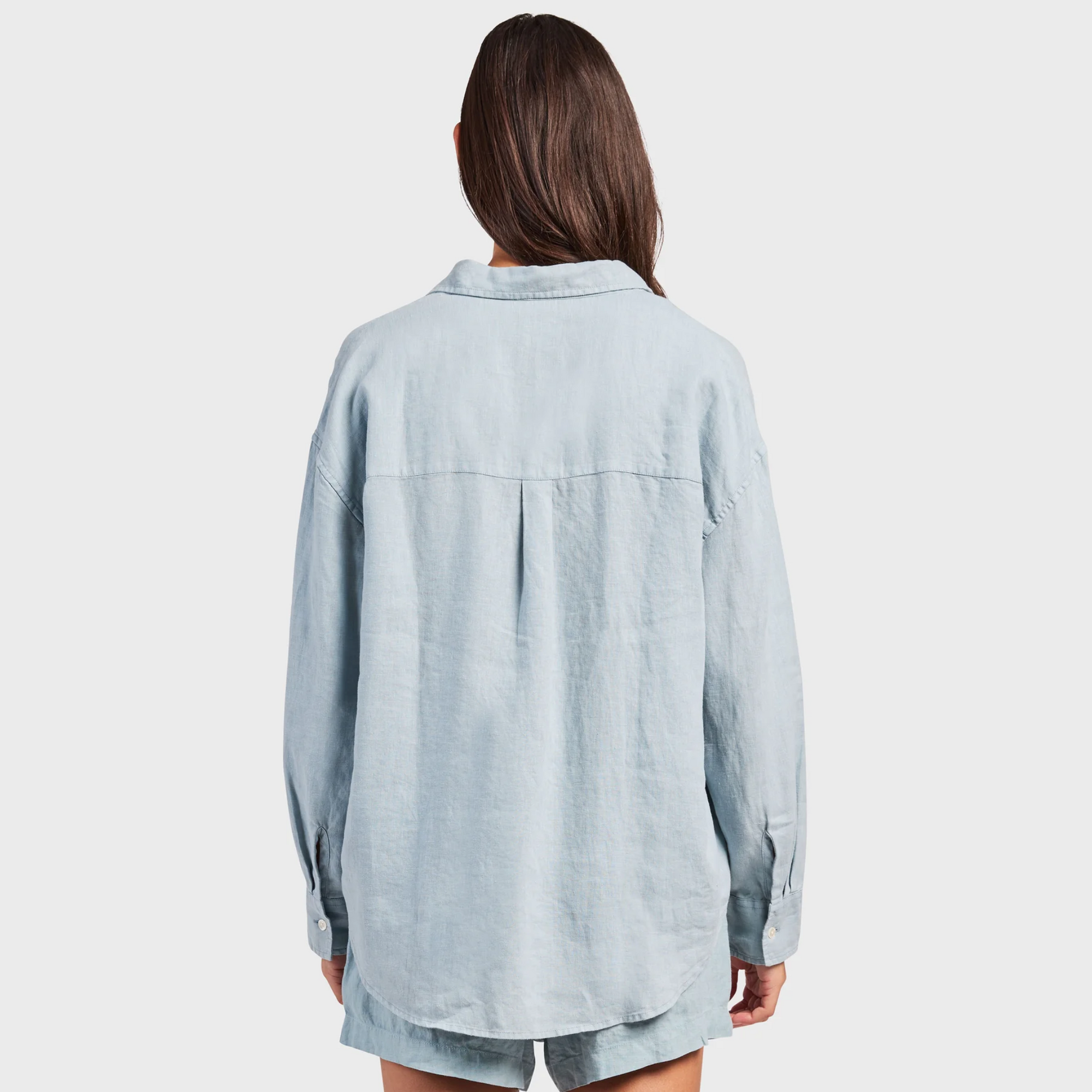 Women&#39;s Hampton Linen Long Sleeve Shirt