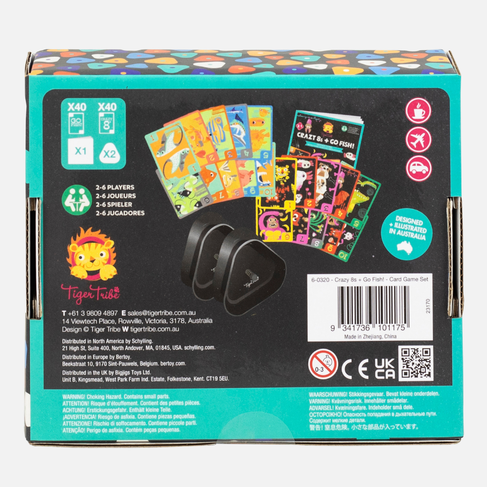 Crazy 8s and Go Fish Card Game