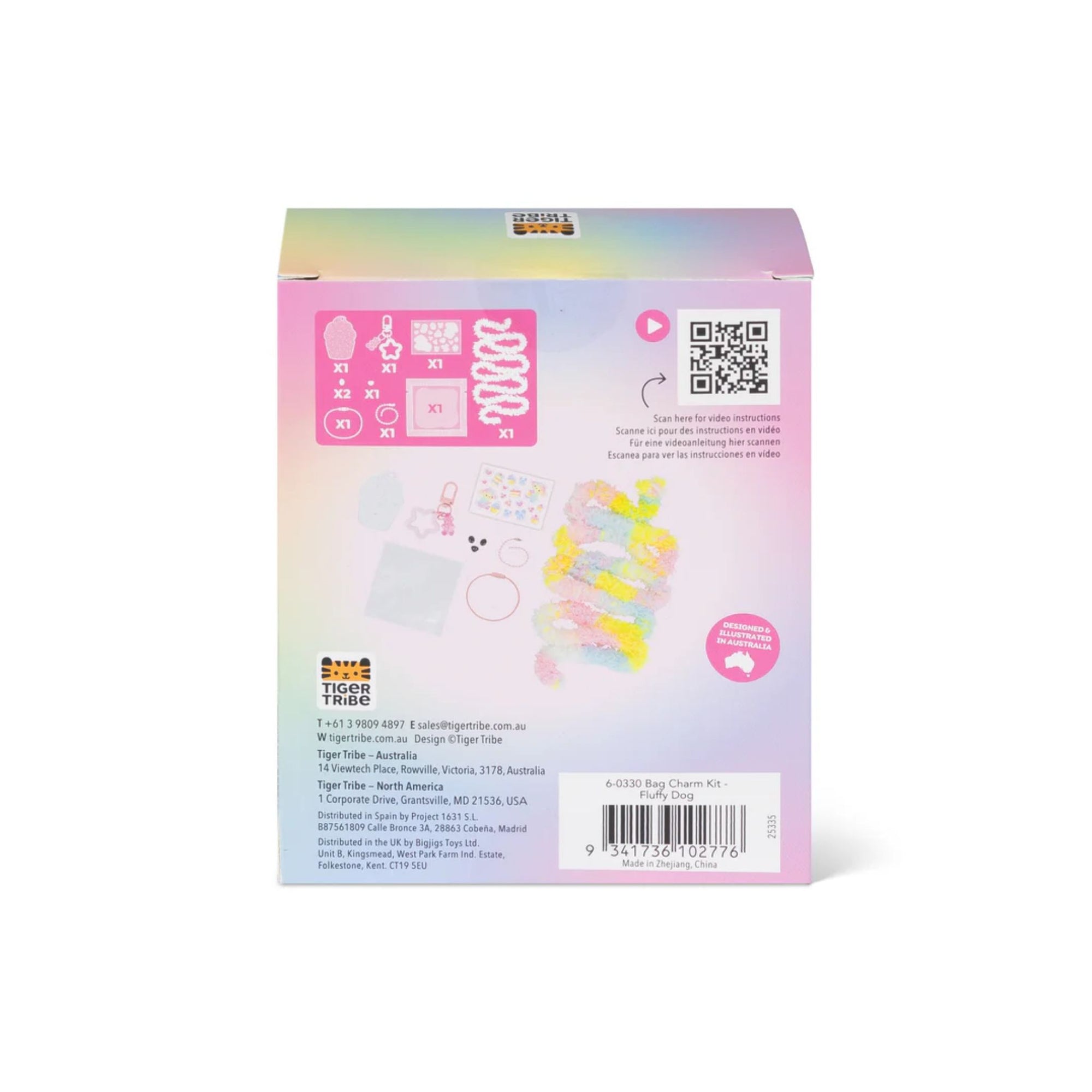Bag Charm Kit - Fluffy Dog