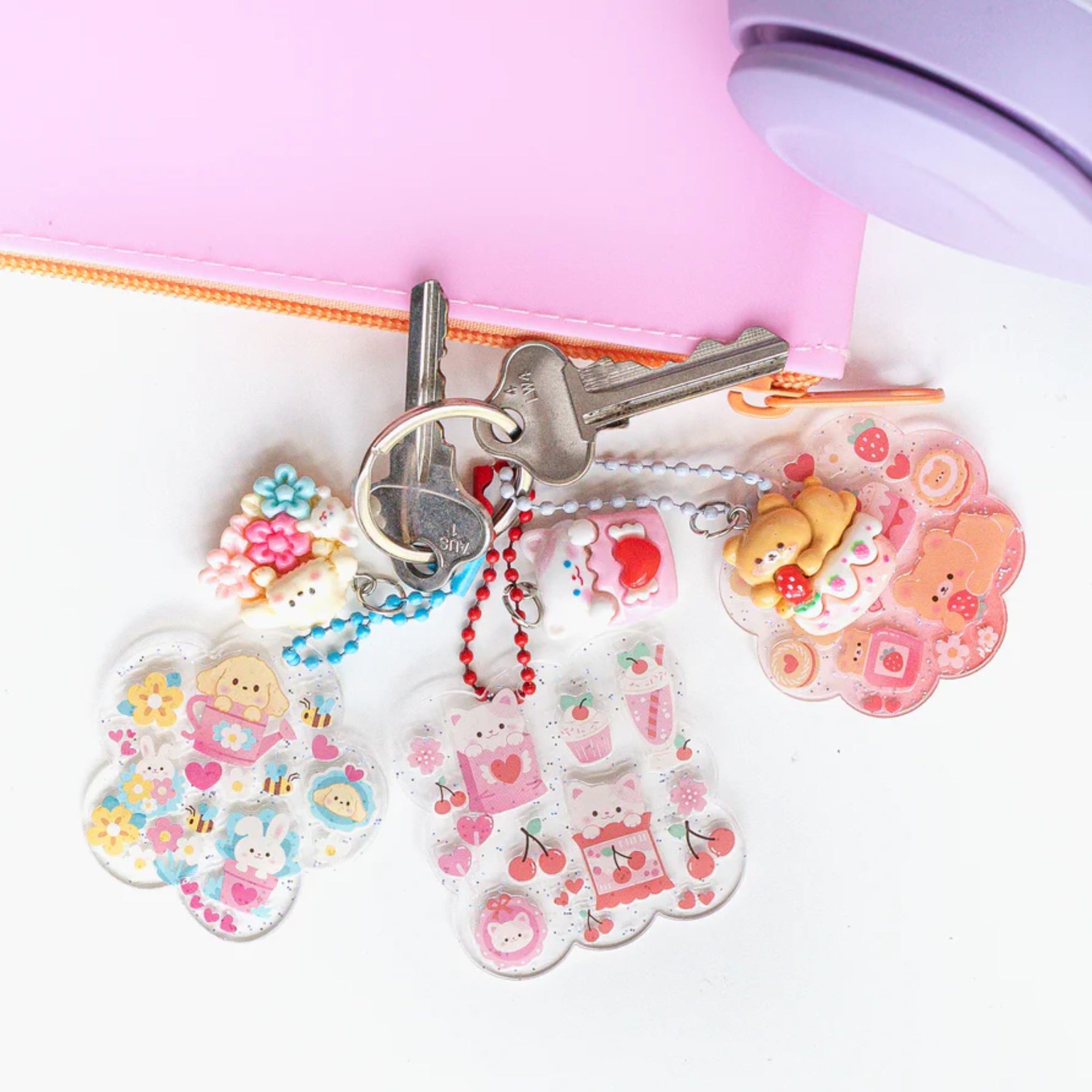Sticker Craft Kit - Kawaii Bag Charms